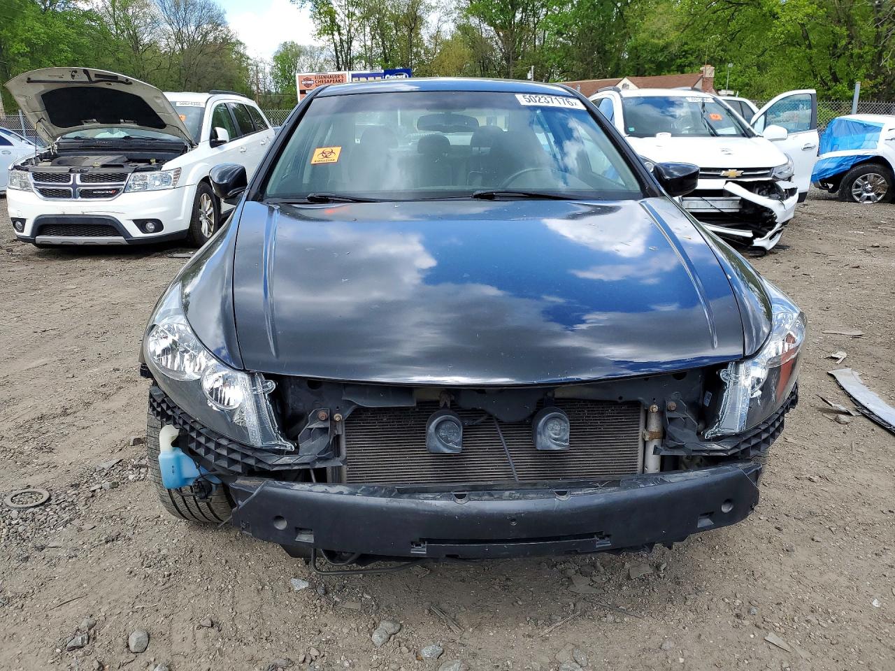 2008 Honda Accord Exl Black vin: 1HGCP26828A094228