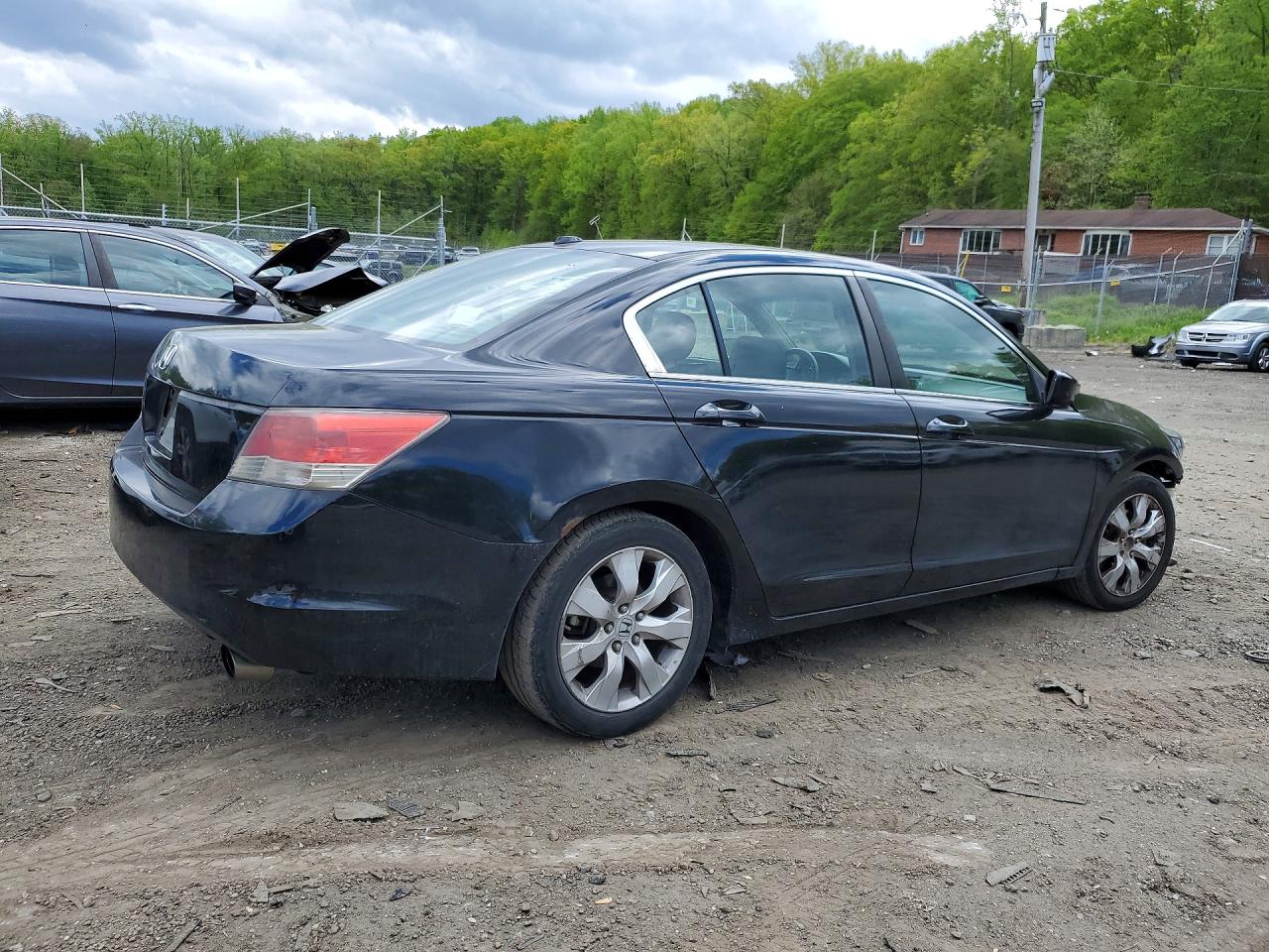 2008 Honda Accord Exl Black vin: 1HGCP26828A094228