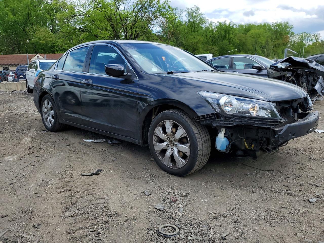 2008 Honda Accord Exl Black vin: 1HGCP26828A094228