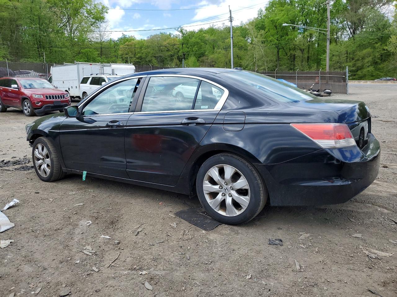 2008 Honda Accord Exl Black vin: 1HGCP26828A094228