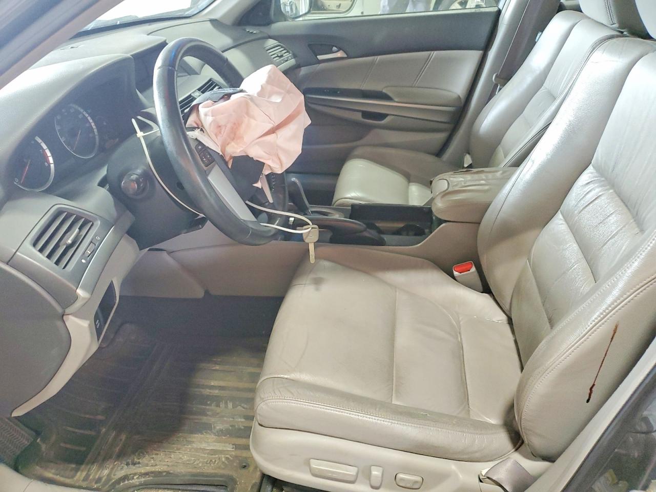2008 Honda Accord Exl Gray vin: 1HGCP26828A110802