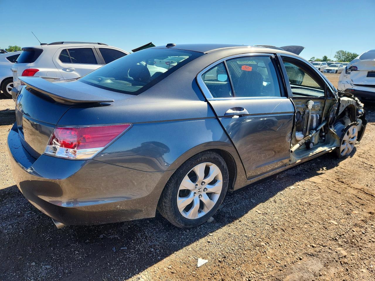 2008 Honda Accord Exl Gray vin: 1HGCP26828A131682