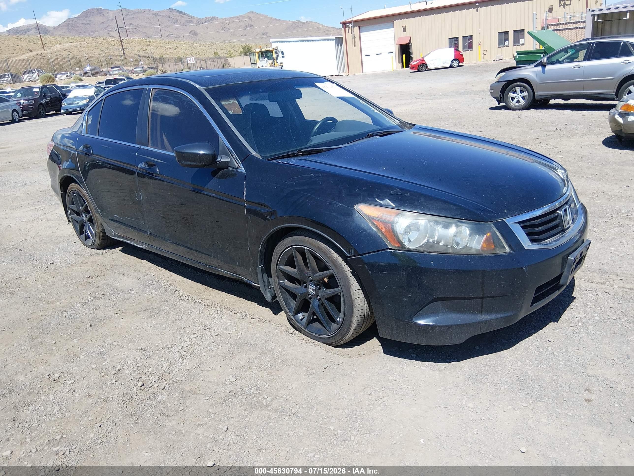 2009 Honda Accord 2.4 Ex-l Black vin: 1HGCP26829A014489