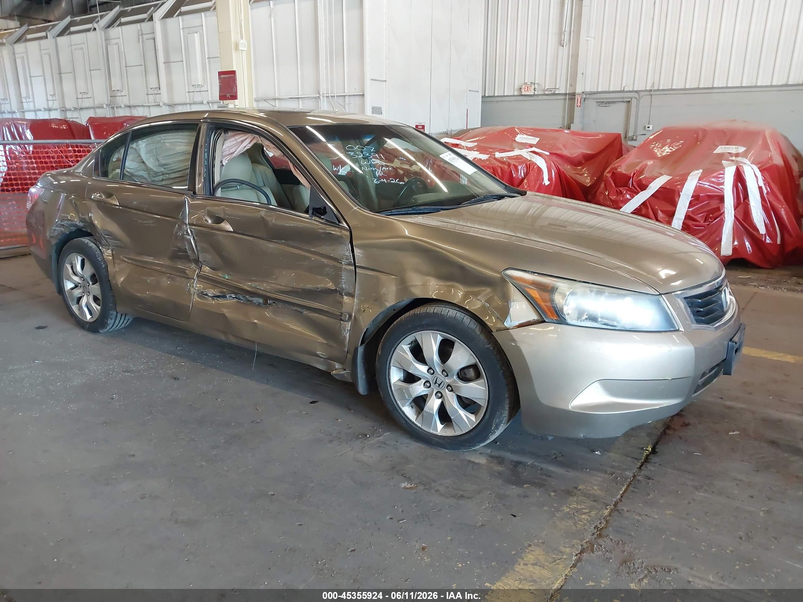 2009 Honda Accord 2.4 Ex-l Gold vin: 1HGCP26829A020146