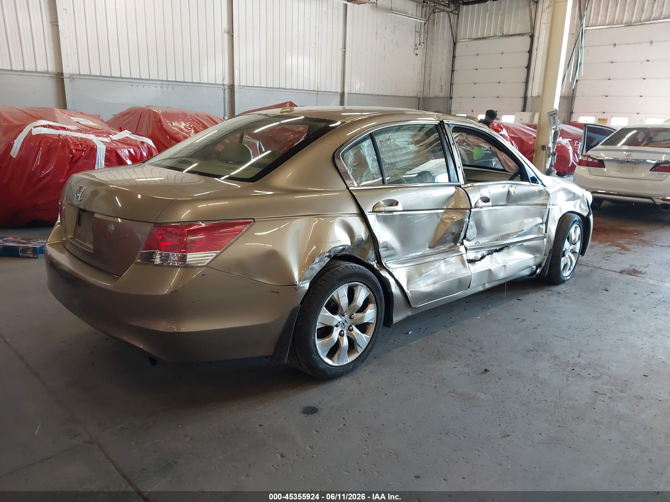 2009 Honda Accord 2.4 Ex-l Gold vin: 1HGCP26829A020146