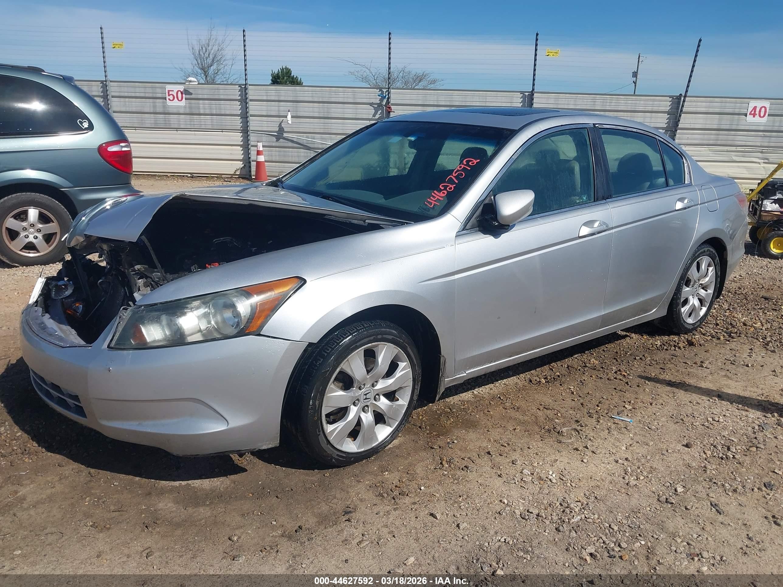2009 Honda Accord 2.4 Ex-l Серебряный vin: 1HGCP26829A027131