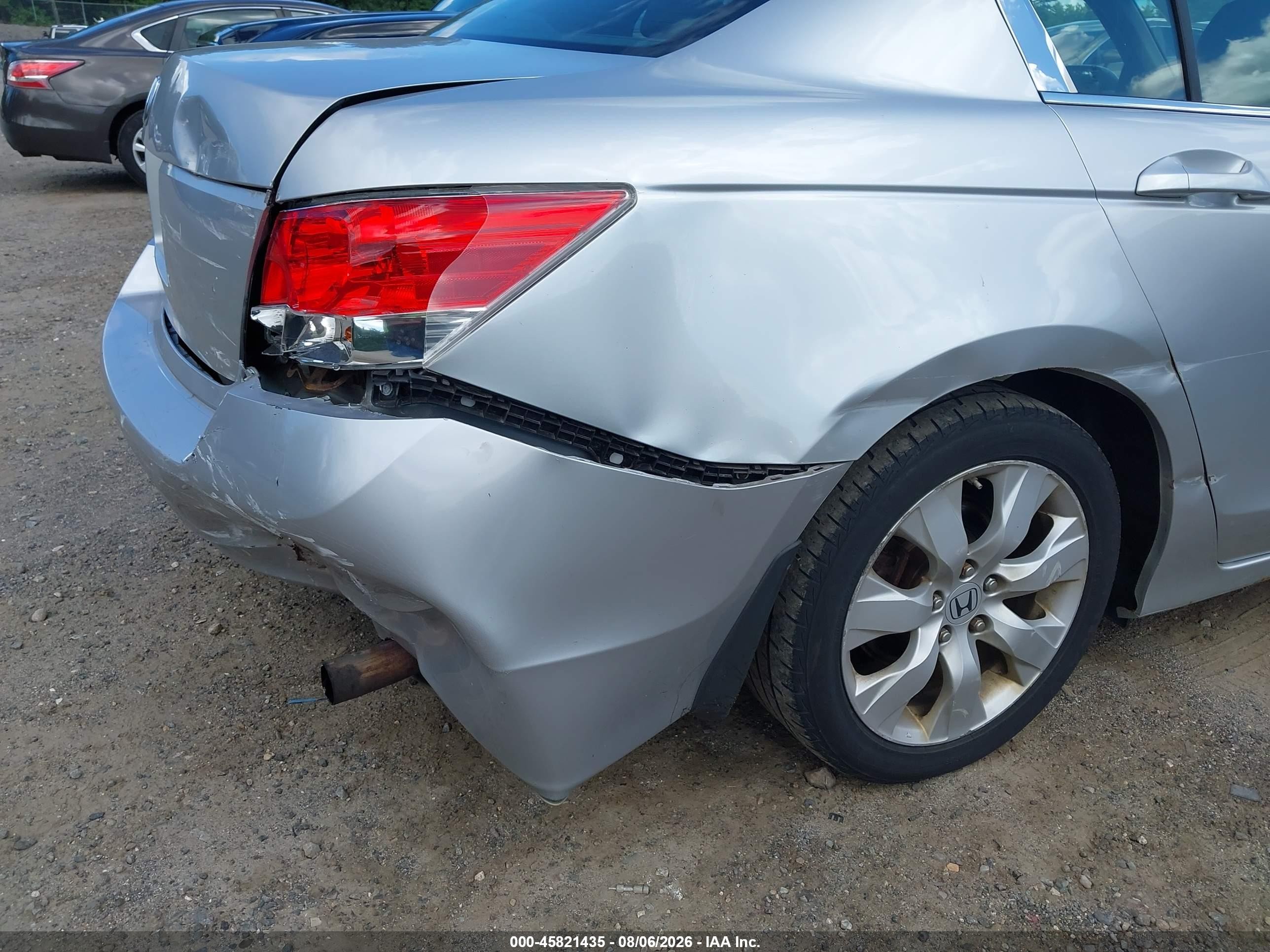 2009 Honda Accord 2.4 Ex-l Silver vin: 1HGCP26829A040705