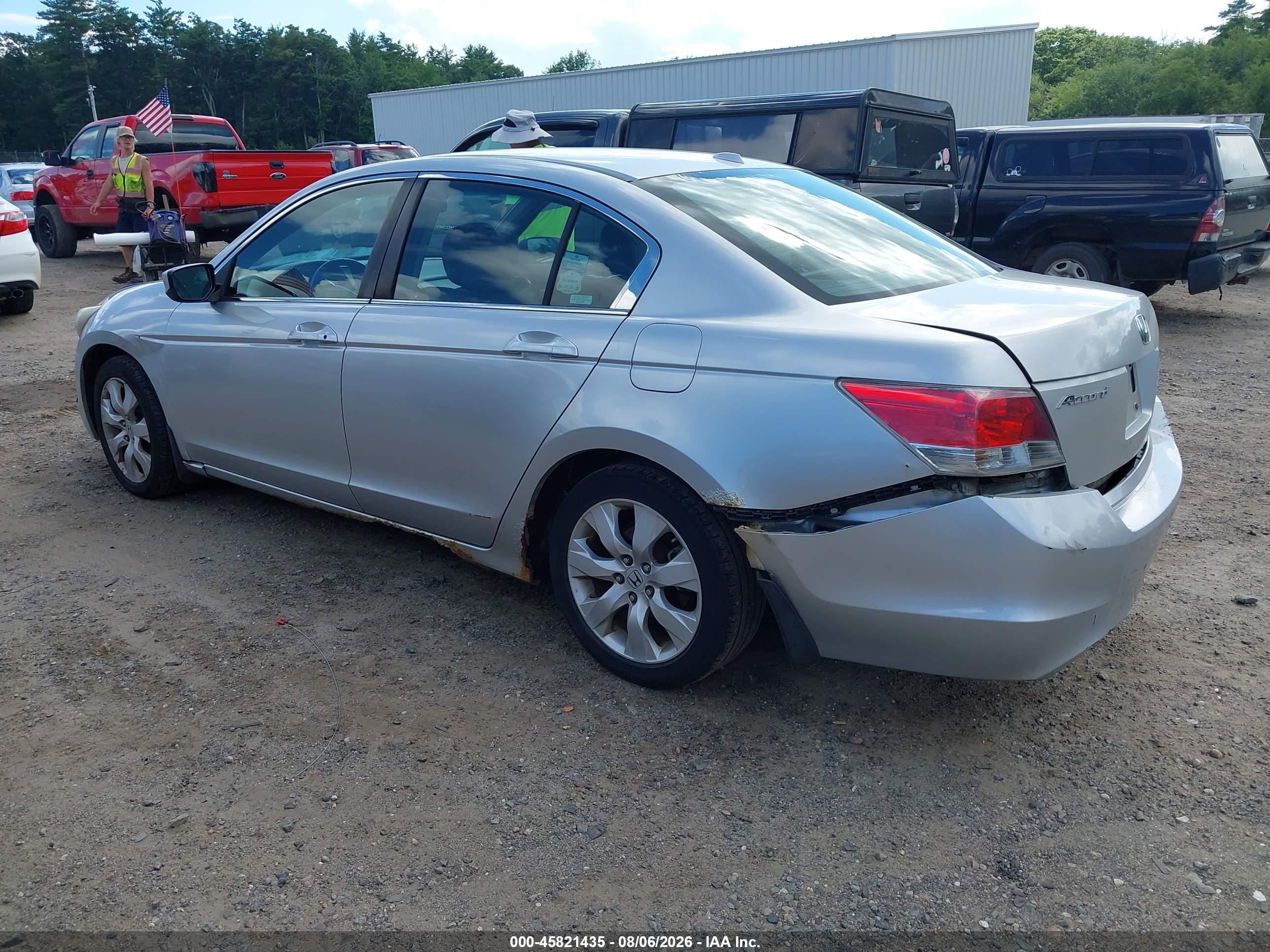 2009 Honda Accord 2.4 Ex-l Silver vin: 1HGCP26829A040705