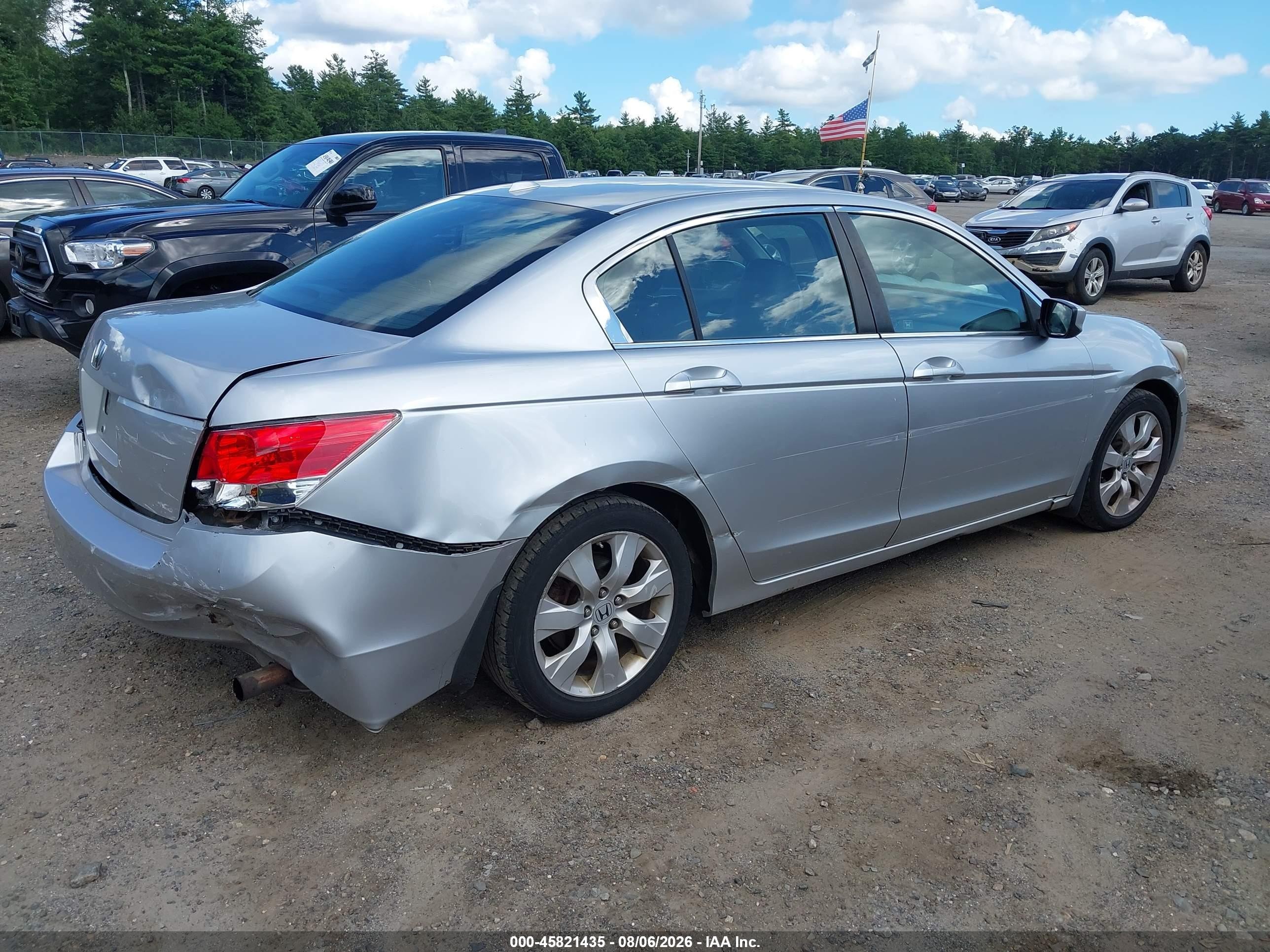 2009 Honda Accord 2.4 Ex-l Silver vin: 1HGCP26829A040705