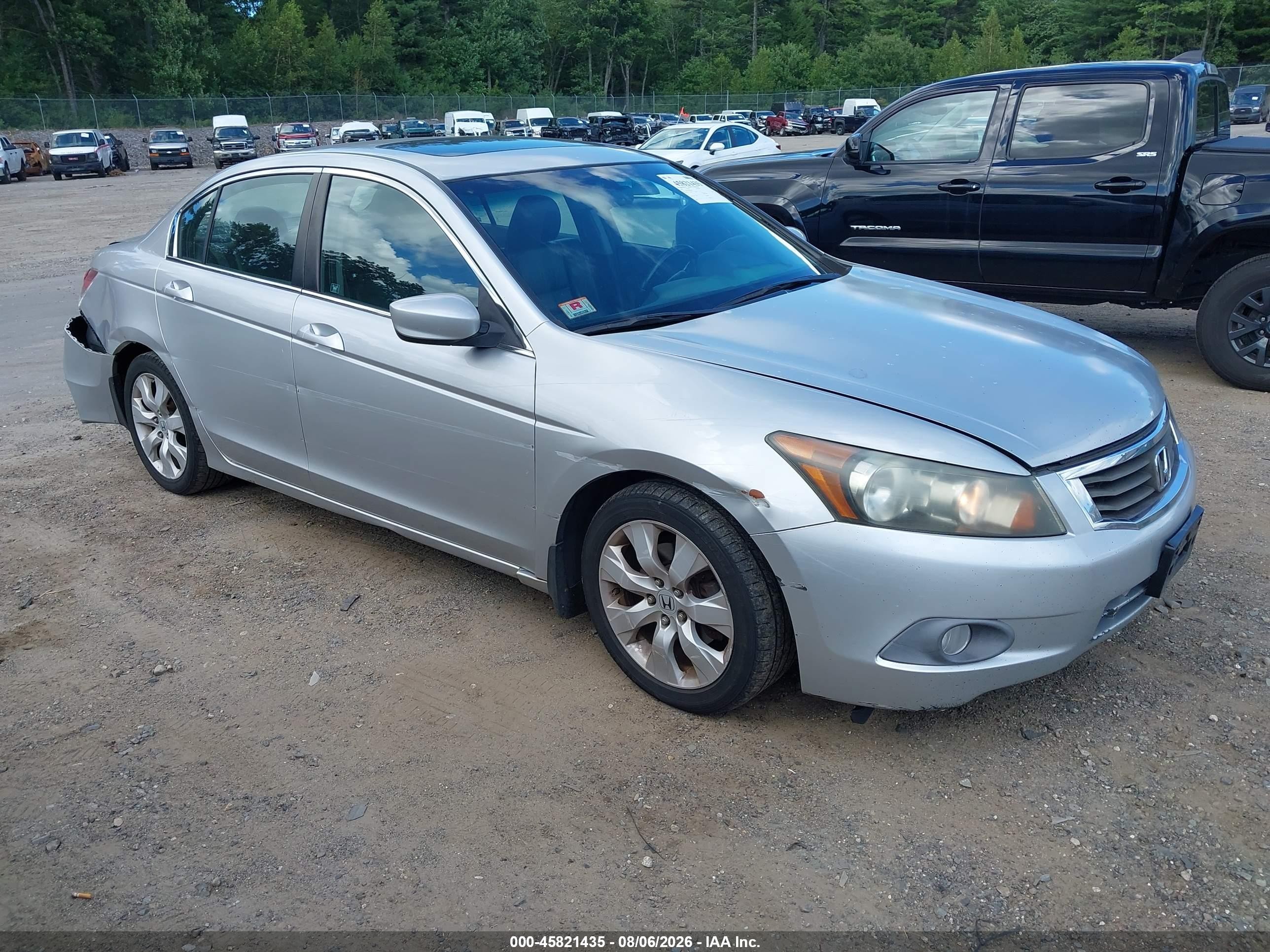 2009 Honda Accord 2.4 Ex-l Silver vin: 1HGCP26829A040705
