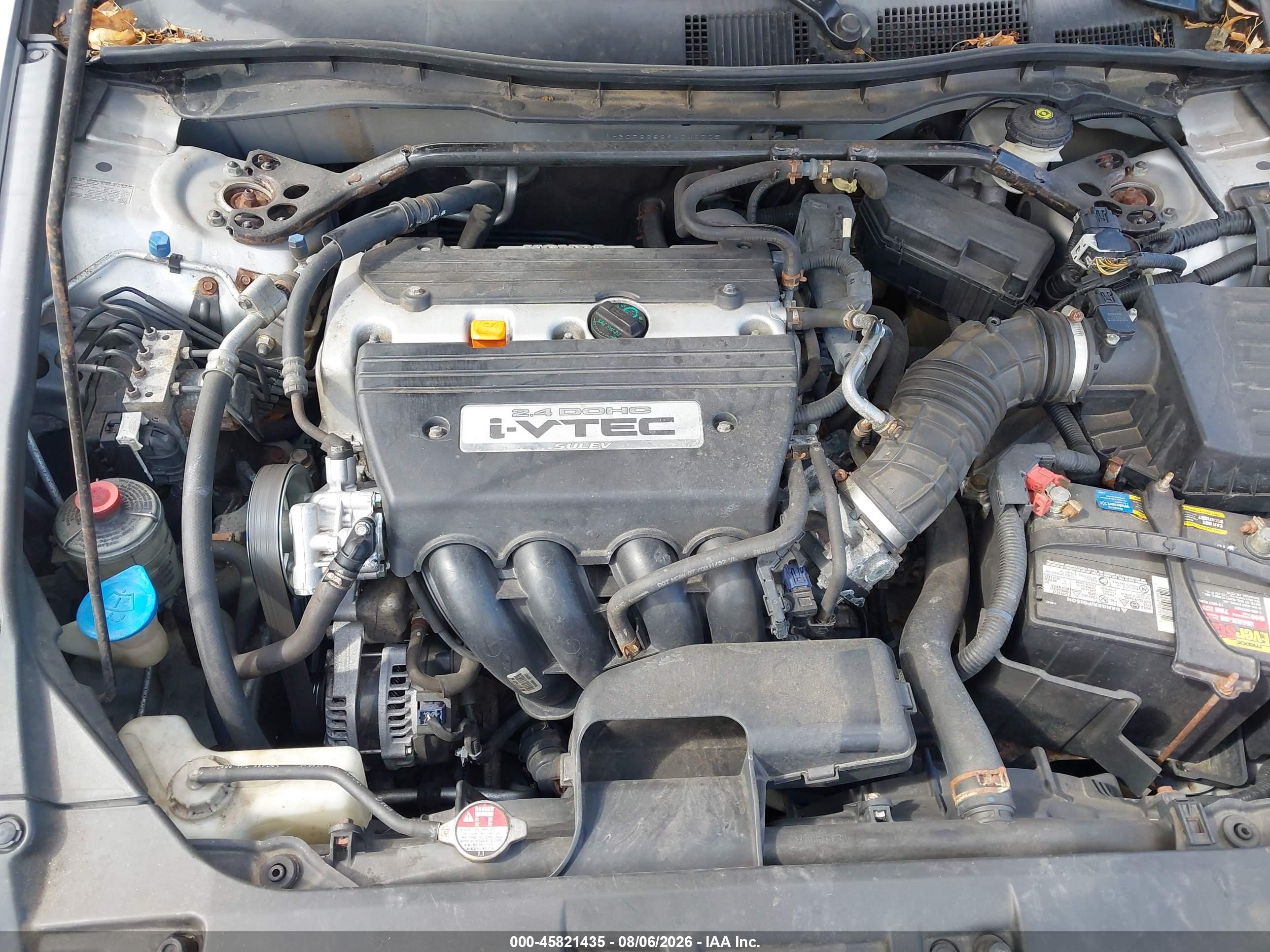 2009 Honda Accord 2.4 Ex-l Silver vin: 1HGCP26829A040705