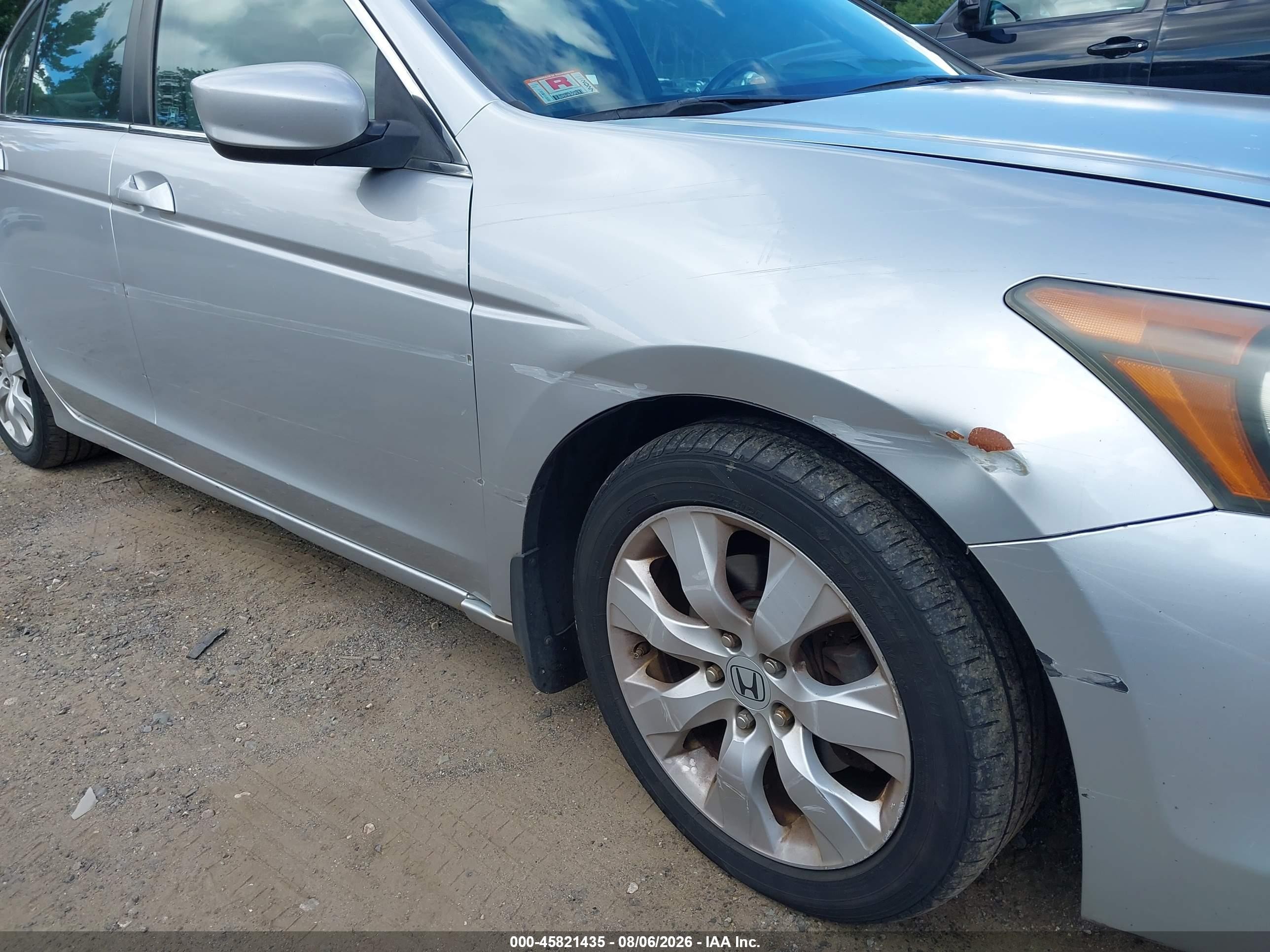 2009 Honda Accord 2.4 Ex-l Silver vin: 1HGCP26829A040705