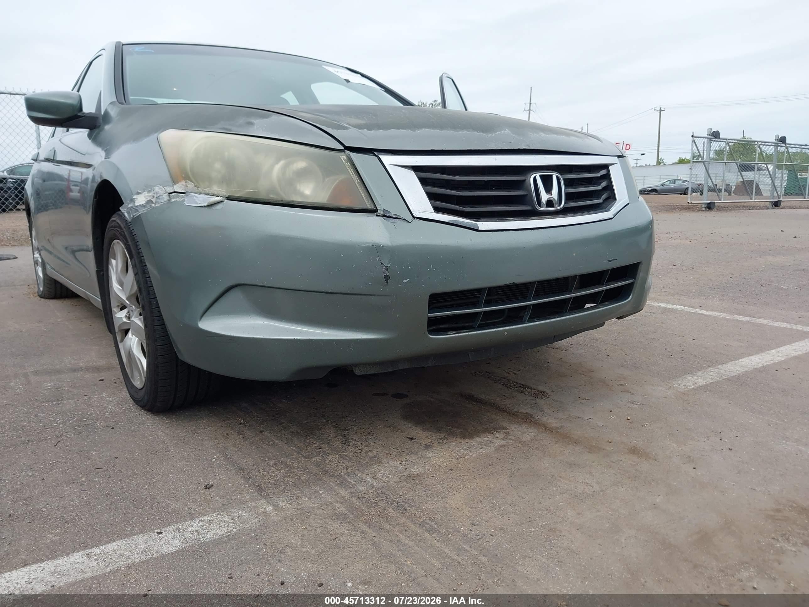 2009 Honda Accord 2.4 Ex-l Green vin: 1HGCP26829A043278