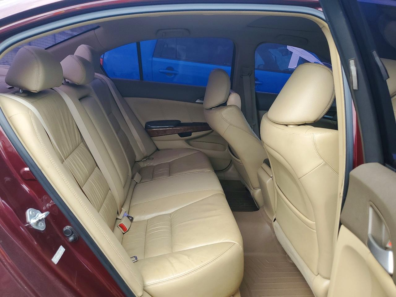 2009 Honda Accord Exl Maroon vin: 1HGCP26829A073865
