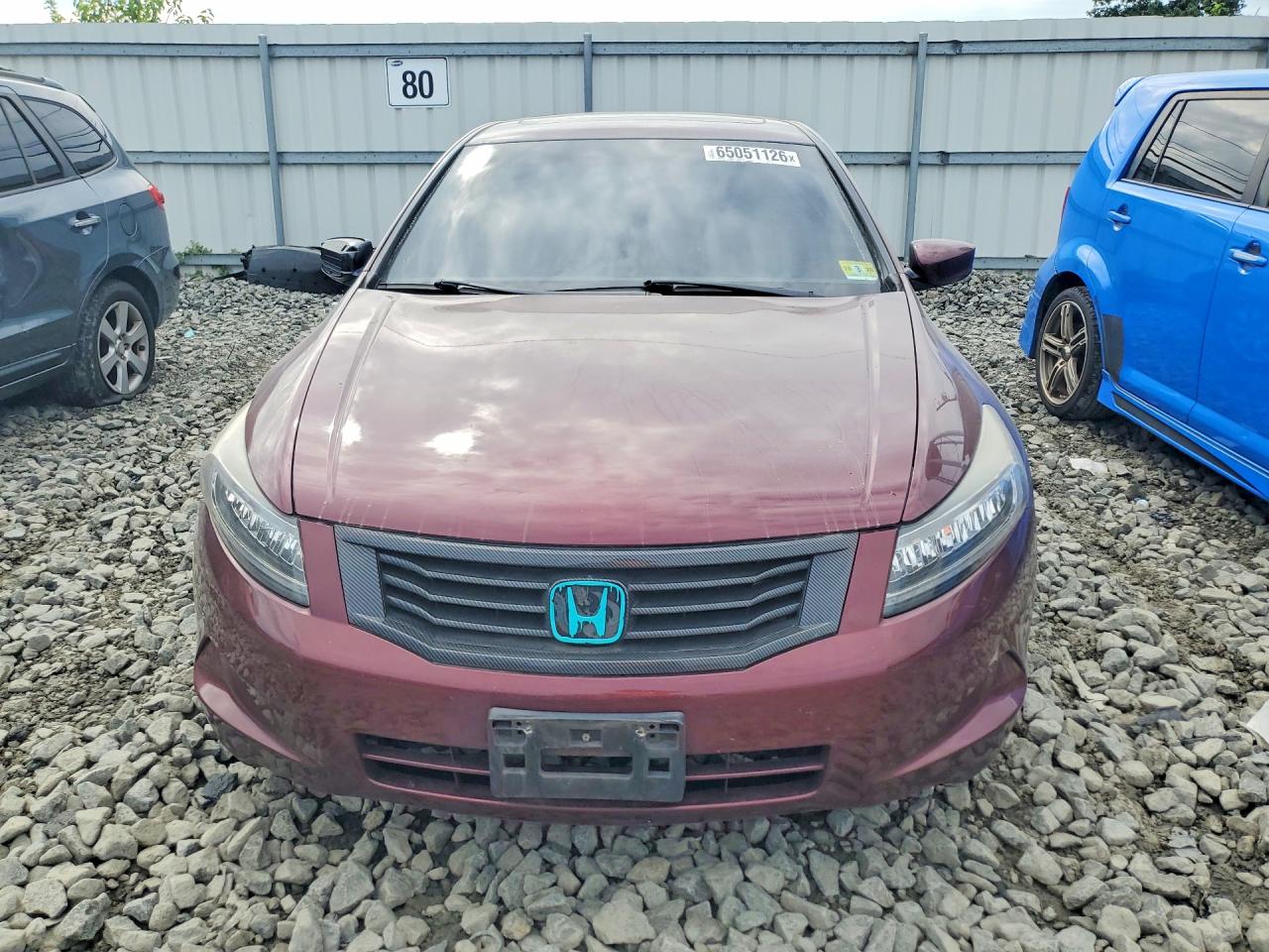 2009 Honda Accord Exl Maroon vin: 1HGCP26829A073865
