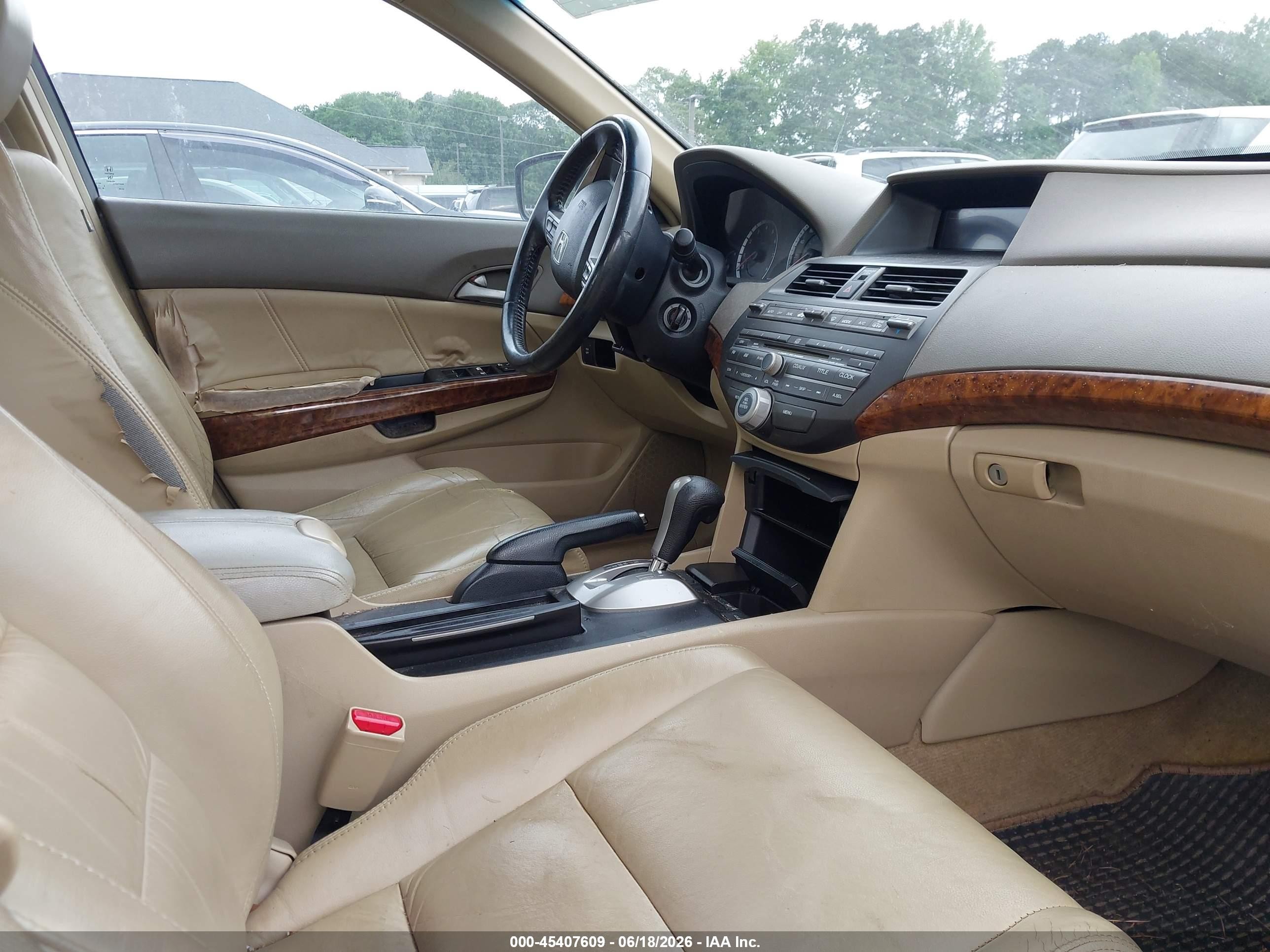 2009 Honda Accord 2.4 Ex-l Золотой vin: 1HGCP26829A074692