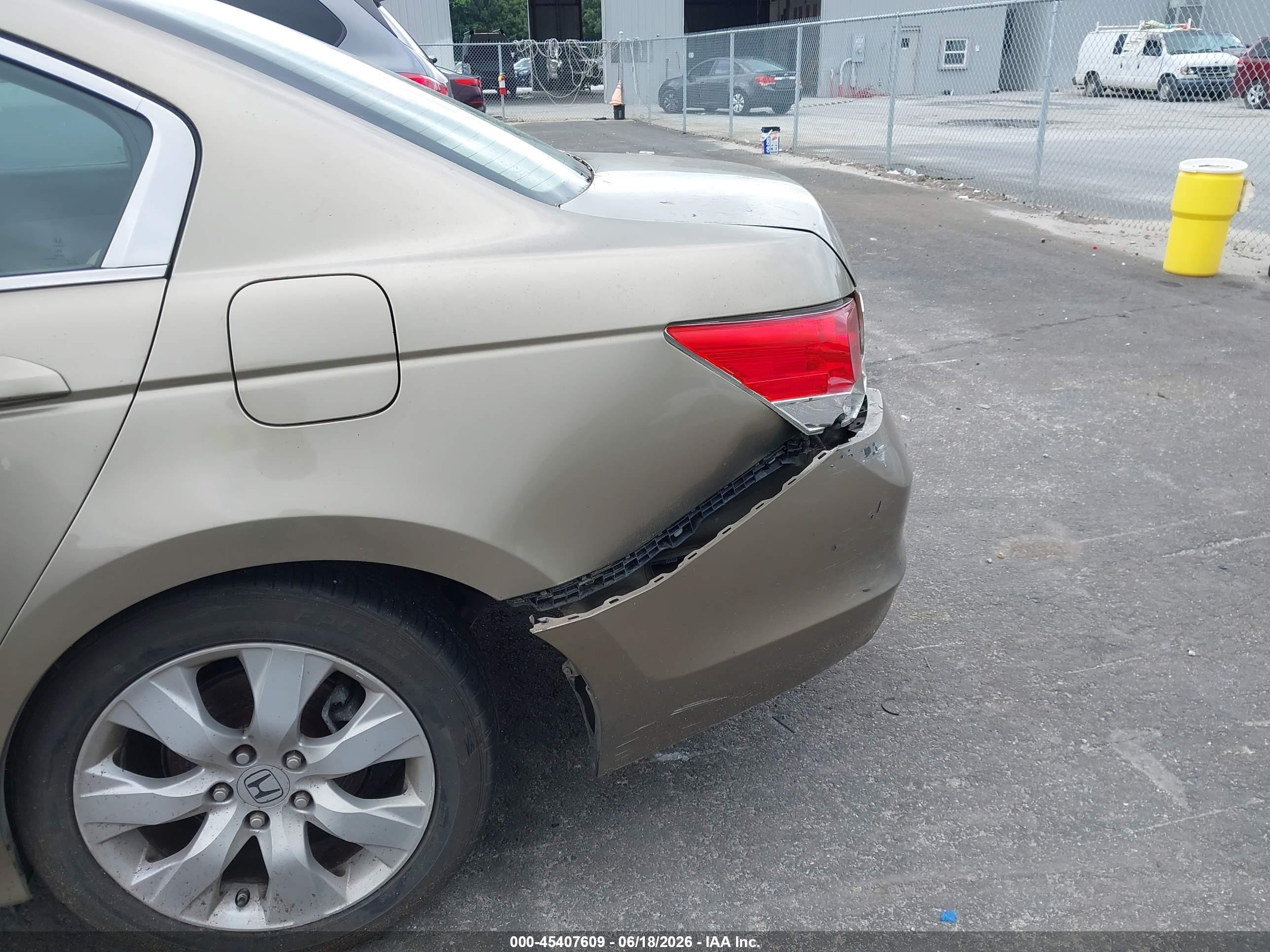2009 Honda Accord 2.4 Ex-l Золотой vin: 1HGCP26829A074692