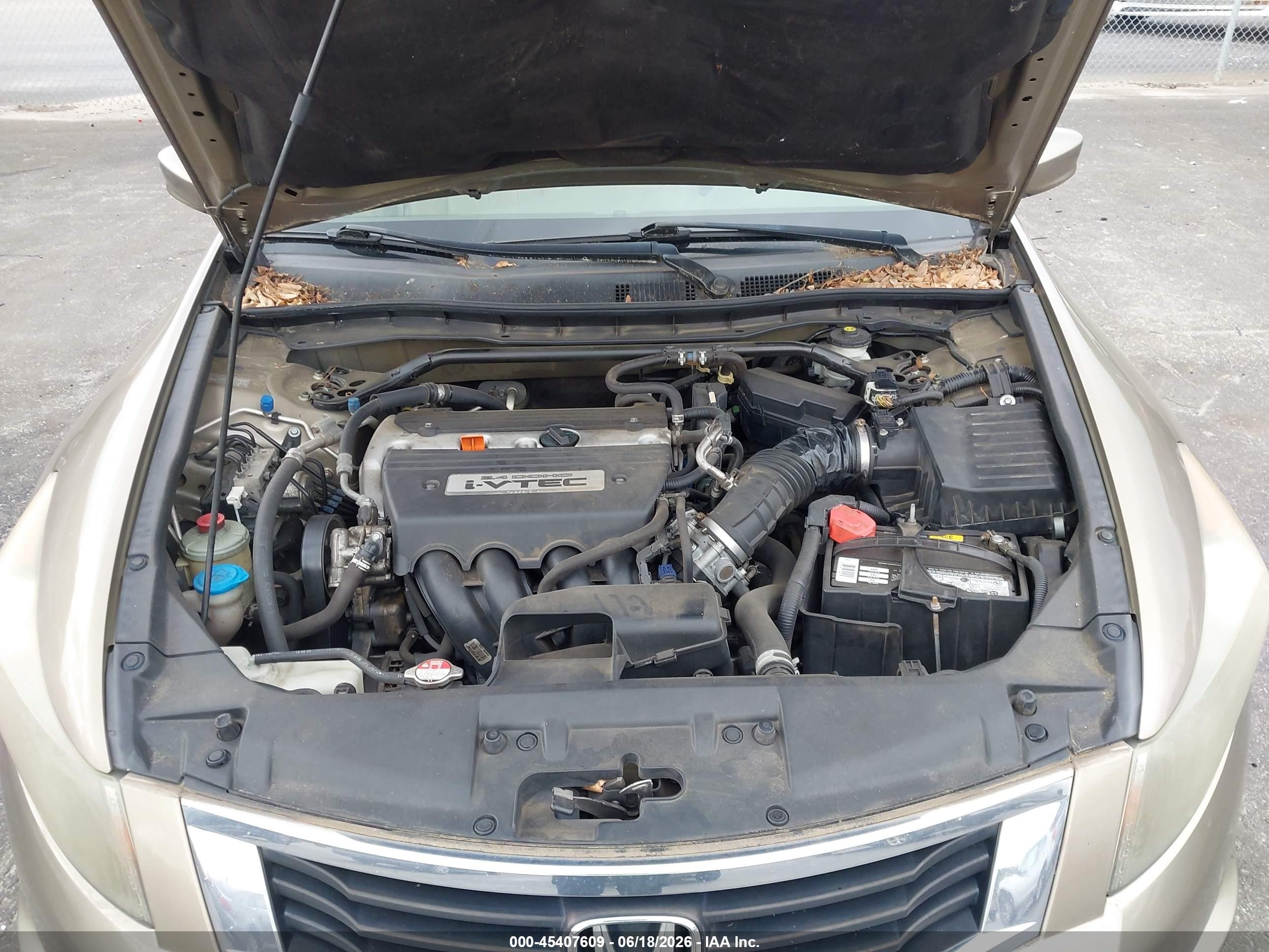 2009 Honda Accord 2.4 Ex-l Золотой vin: 1HGCP26829A074692