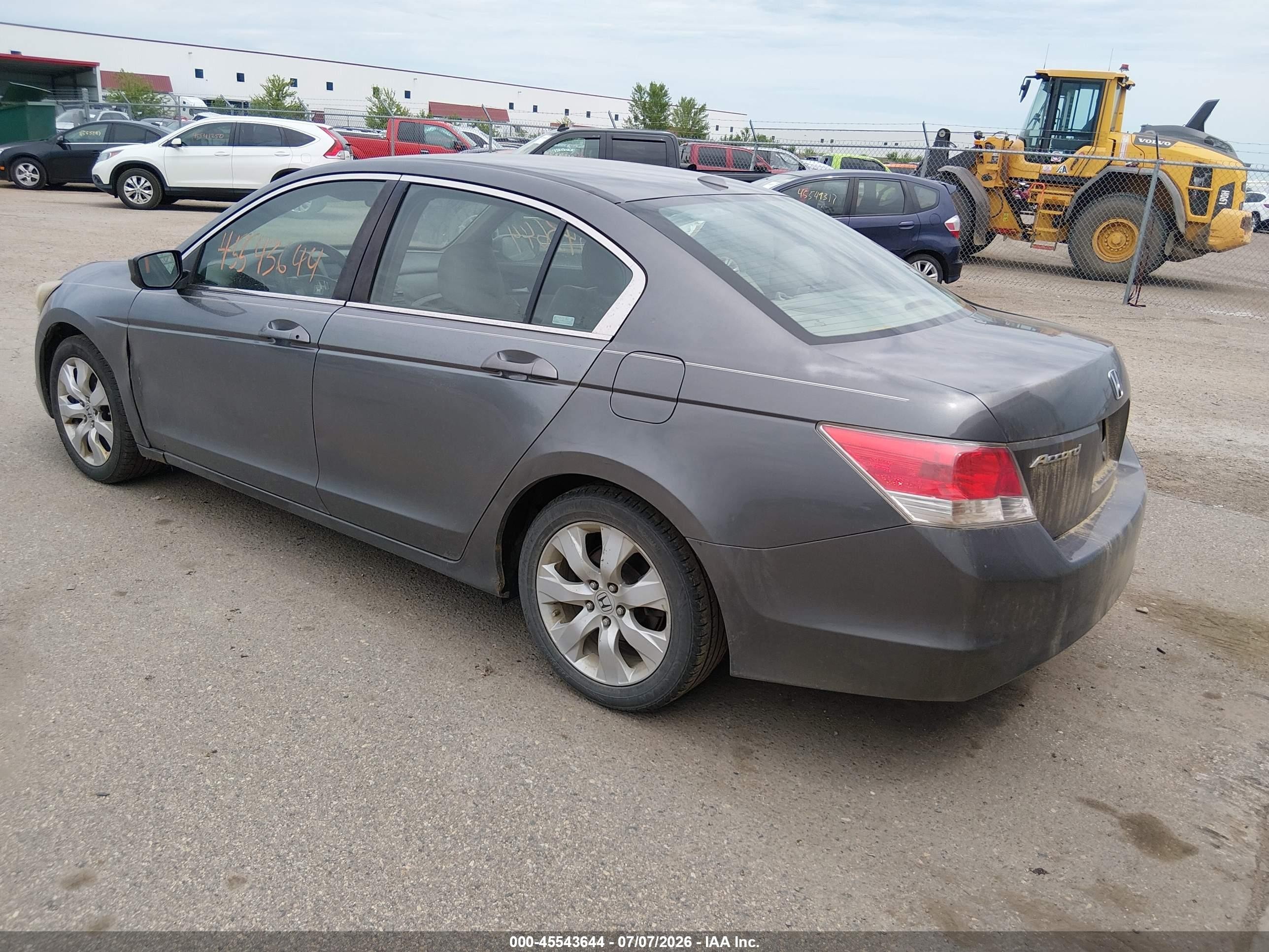2009 Honda Accord 2.4 Ex-l Gray vin: 1HGCP26829A077897