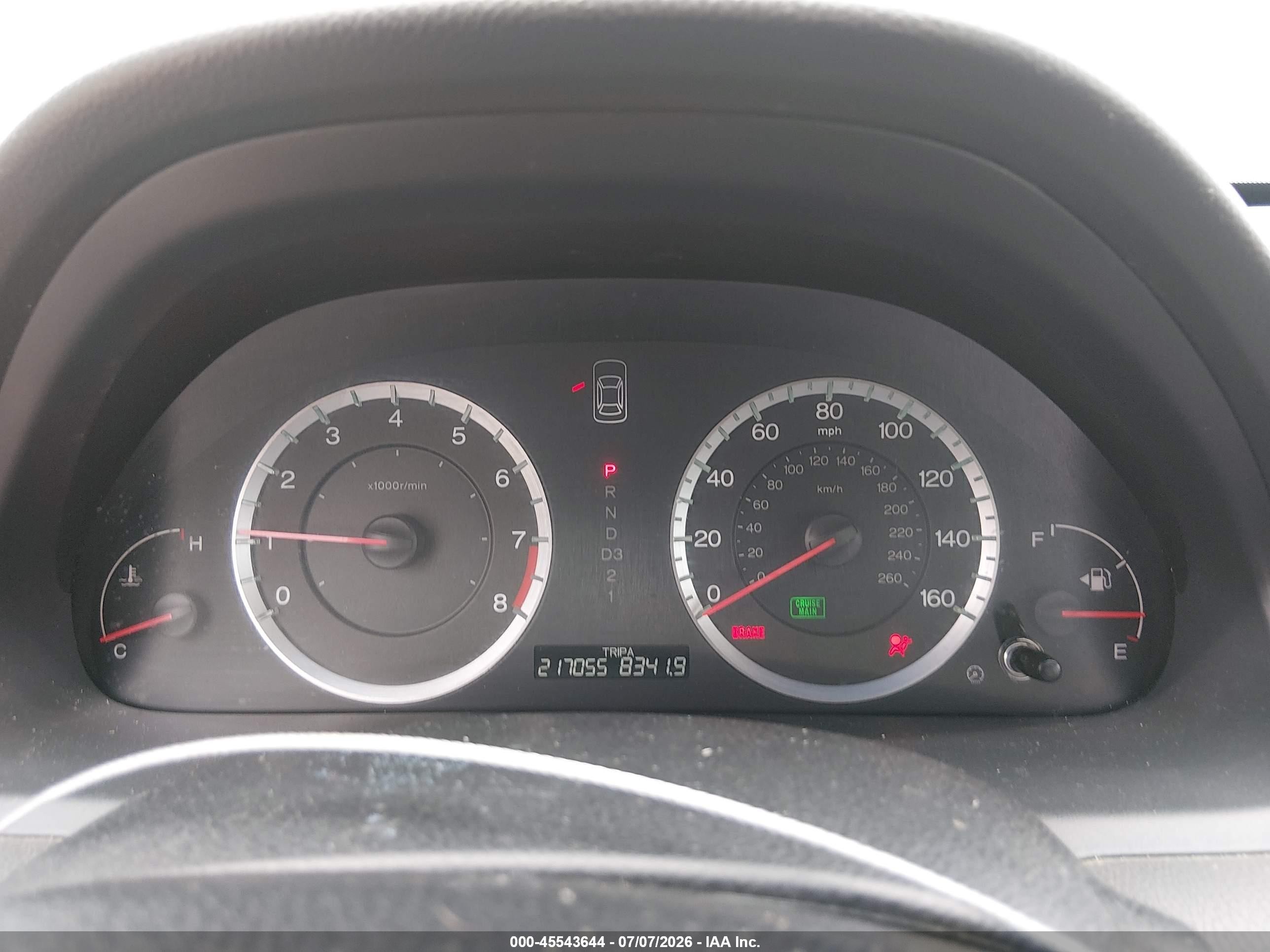 2009 Honda Accord 2.4 Ex-l Gray vin: 1HGCP26829A077897