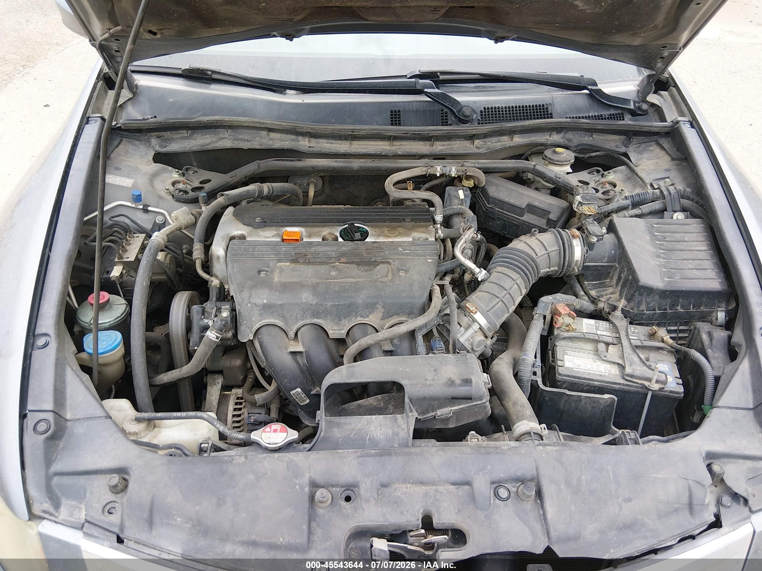 2009 Honda Accord 2.4 Ex-l Gray vin: 1HGCP26829A077897
