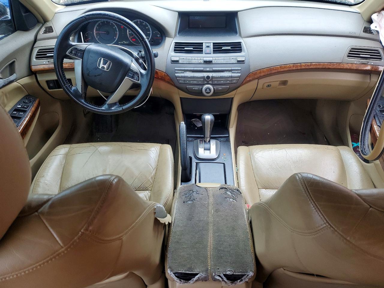 2009 Honda Accord Exl Beige vin: 1HGCP26829A086485