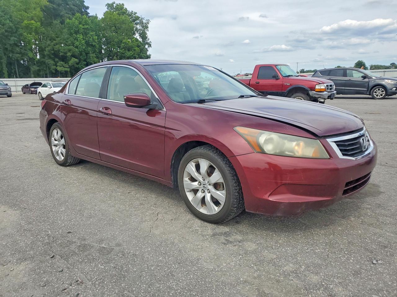 2009 Honda Accord Exl Бордовый vin: 1HGCP26829A088690