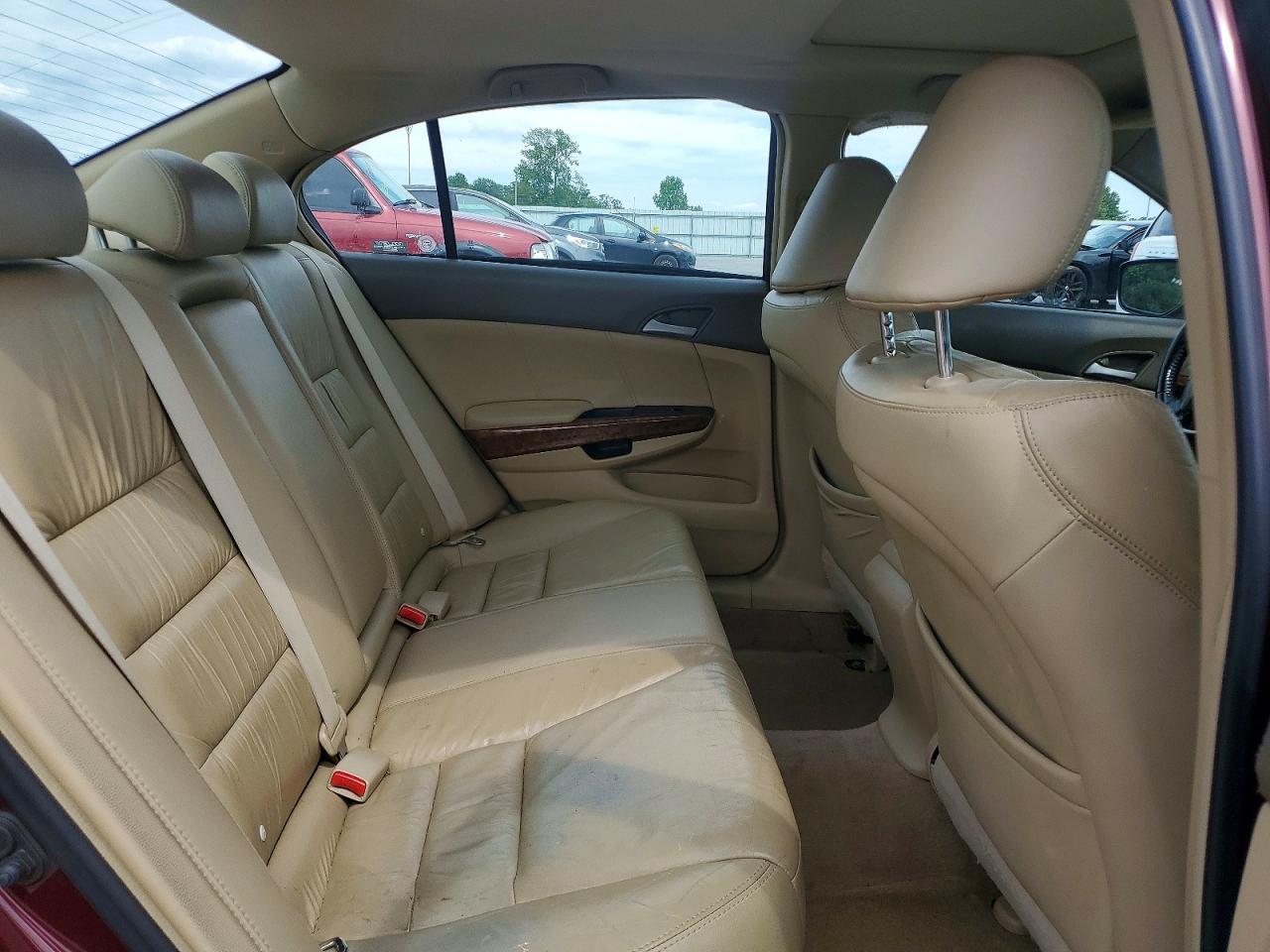 2009 Honda Accord Exl Бордовый vin: 1HGCP26829A088690