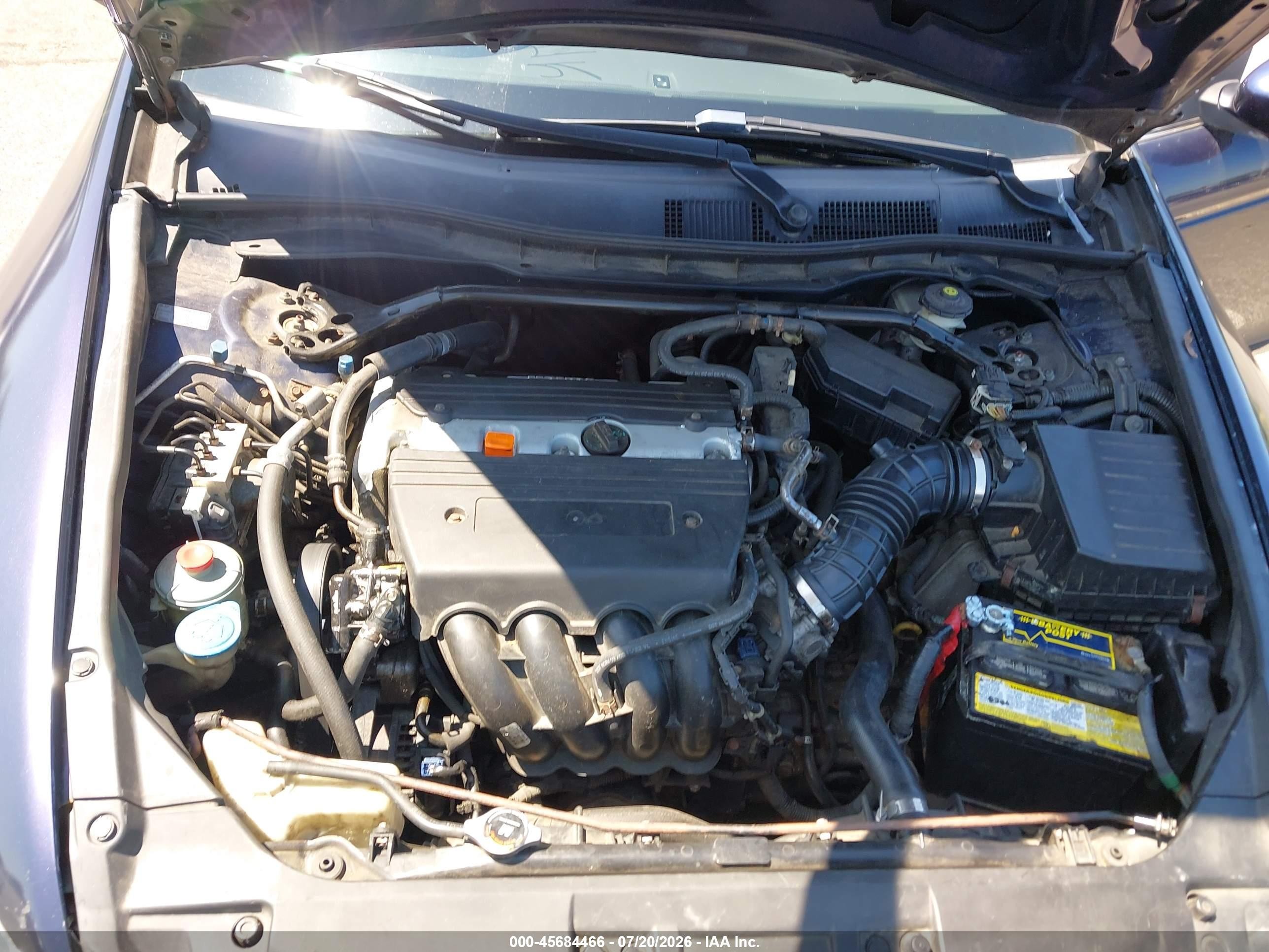 2009 Honda Accord 2.4 Ex-l Синий vin: 1HGCP26829A093467