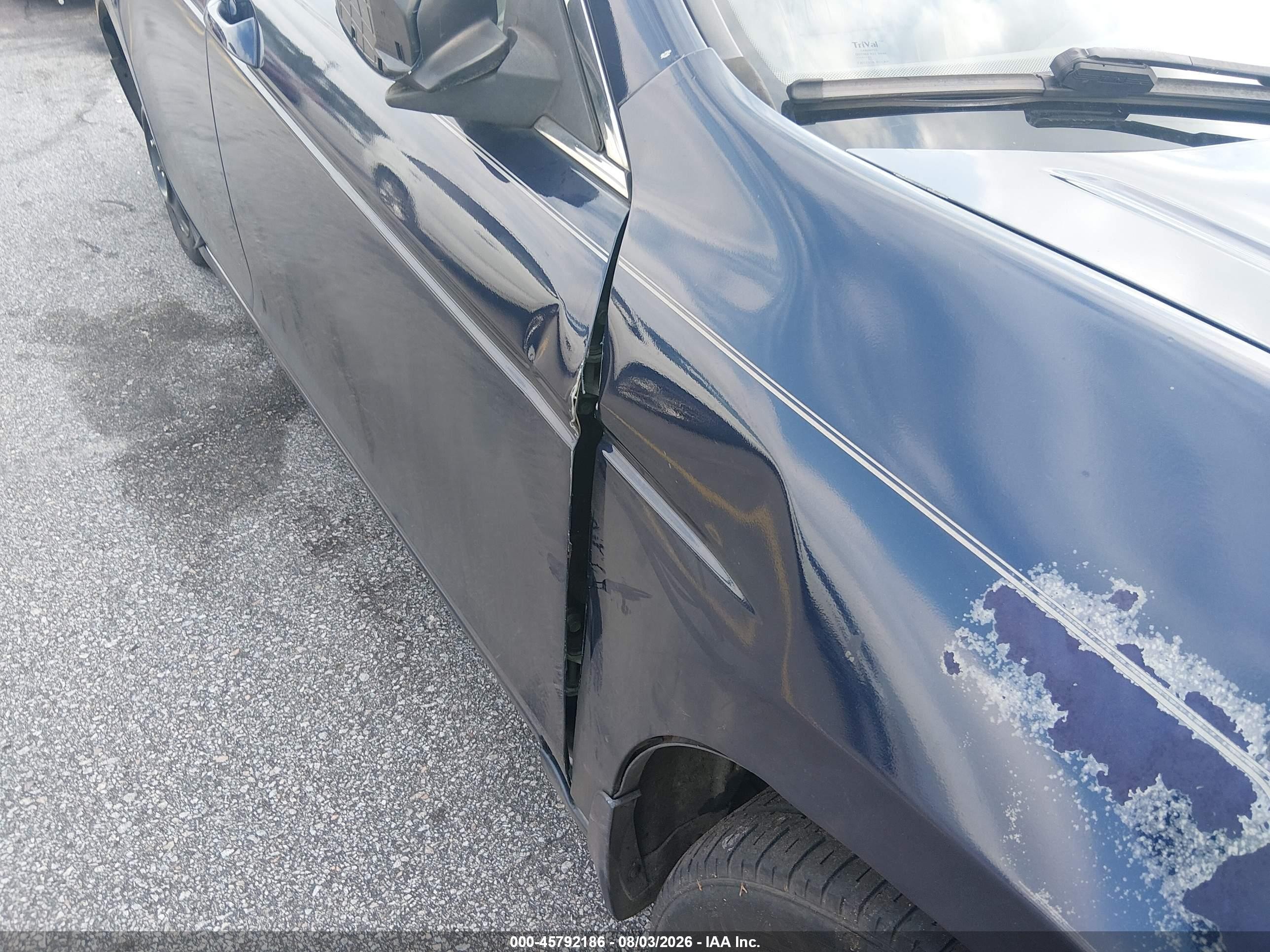 2009 Honda Accord 2.4 Ex-l Blue vin: 1HGCP26829A100384