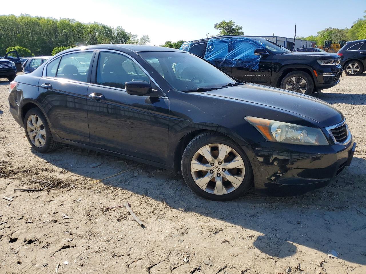 2009 Honda Accord Exl Black vin: 1HGCP26829A118075