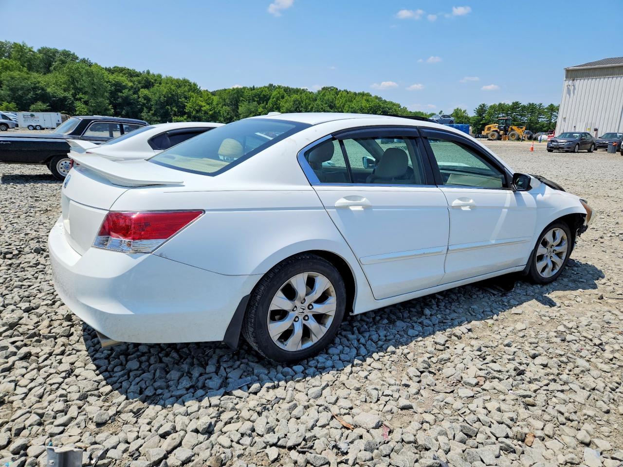 2009 Honda Accord Exl White vin: 1HGCP26829A145972