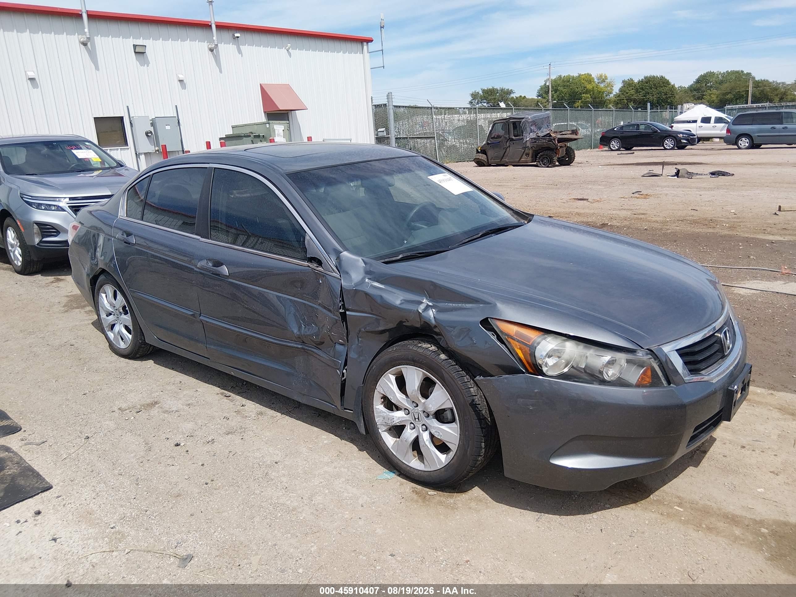 2009 Honda Accord 2.4 Ex-l Серый vin: 1HGCP26829A164036