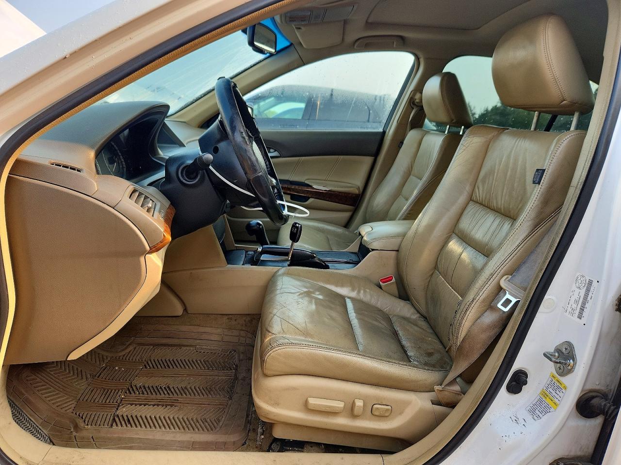 2009 Honda Accord Exl White vin: 1HGCP26829A806500