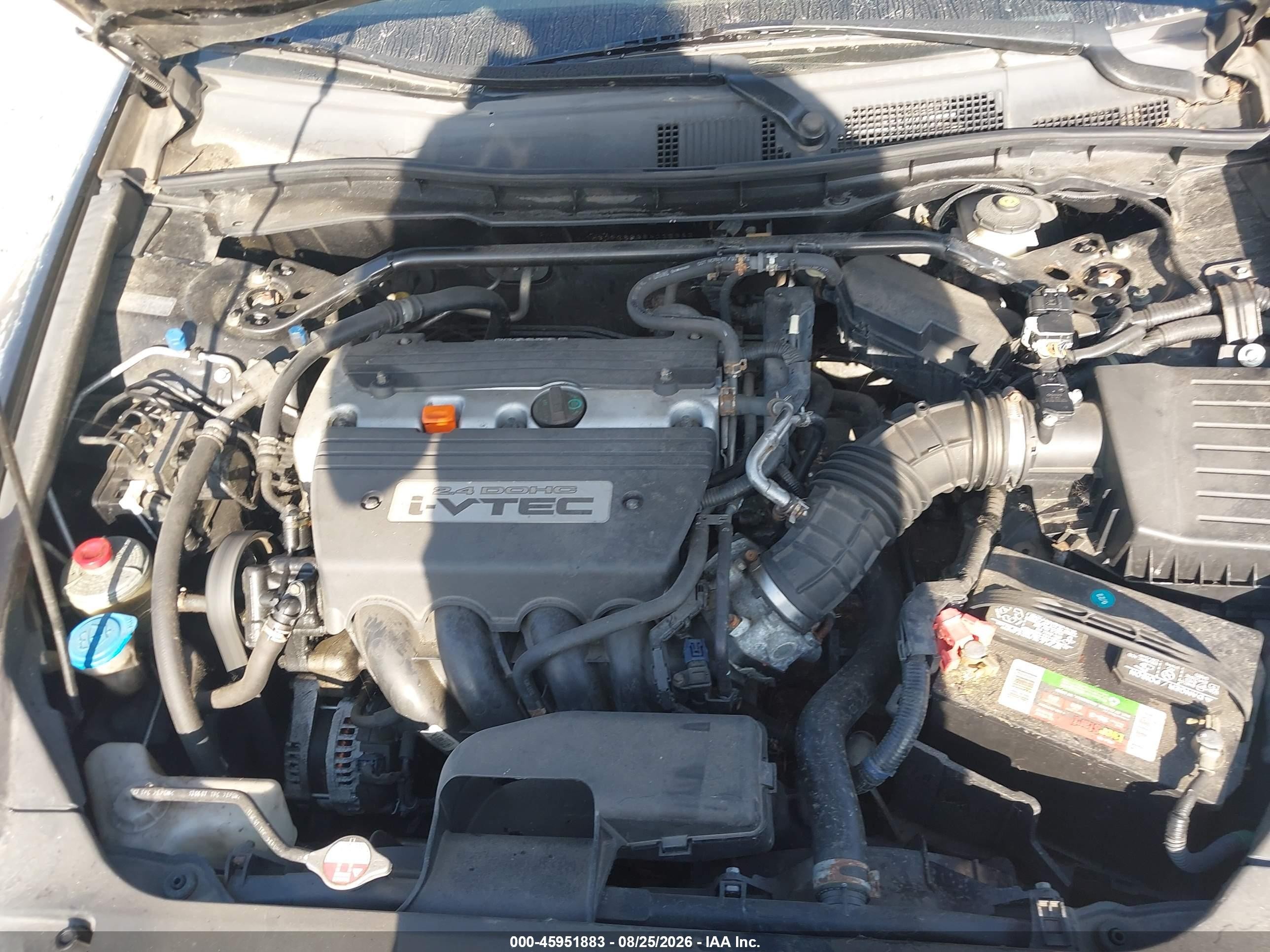 2008 Honda Accord 2.4 Ex-l Black vin: 1HGCP26838A025662