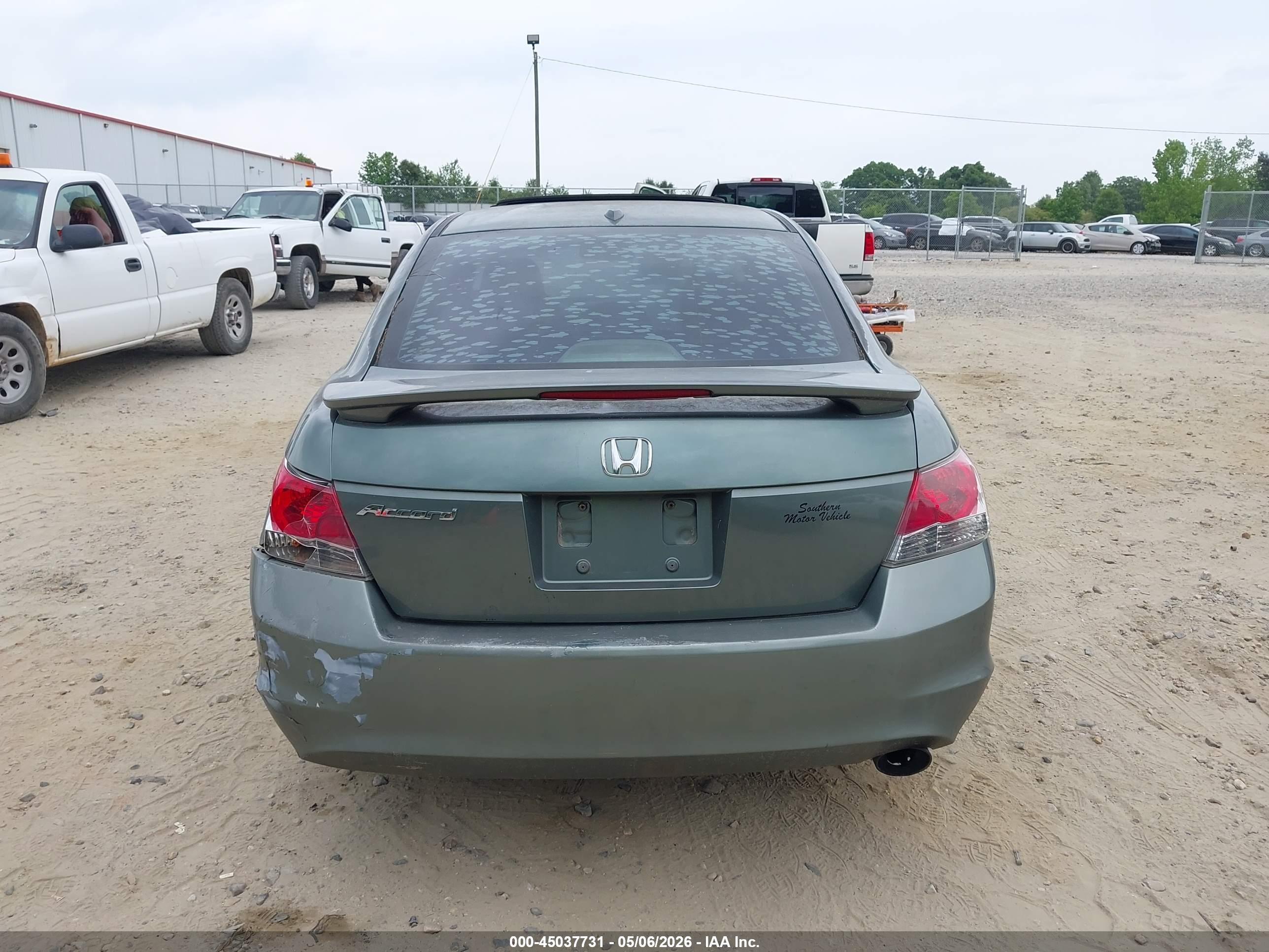 2008 Honda Accord 2.4 Ex-l Зеленый vin: 1HGCP26838A031056