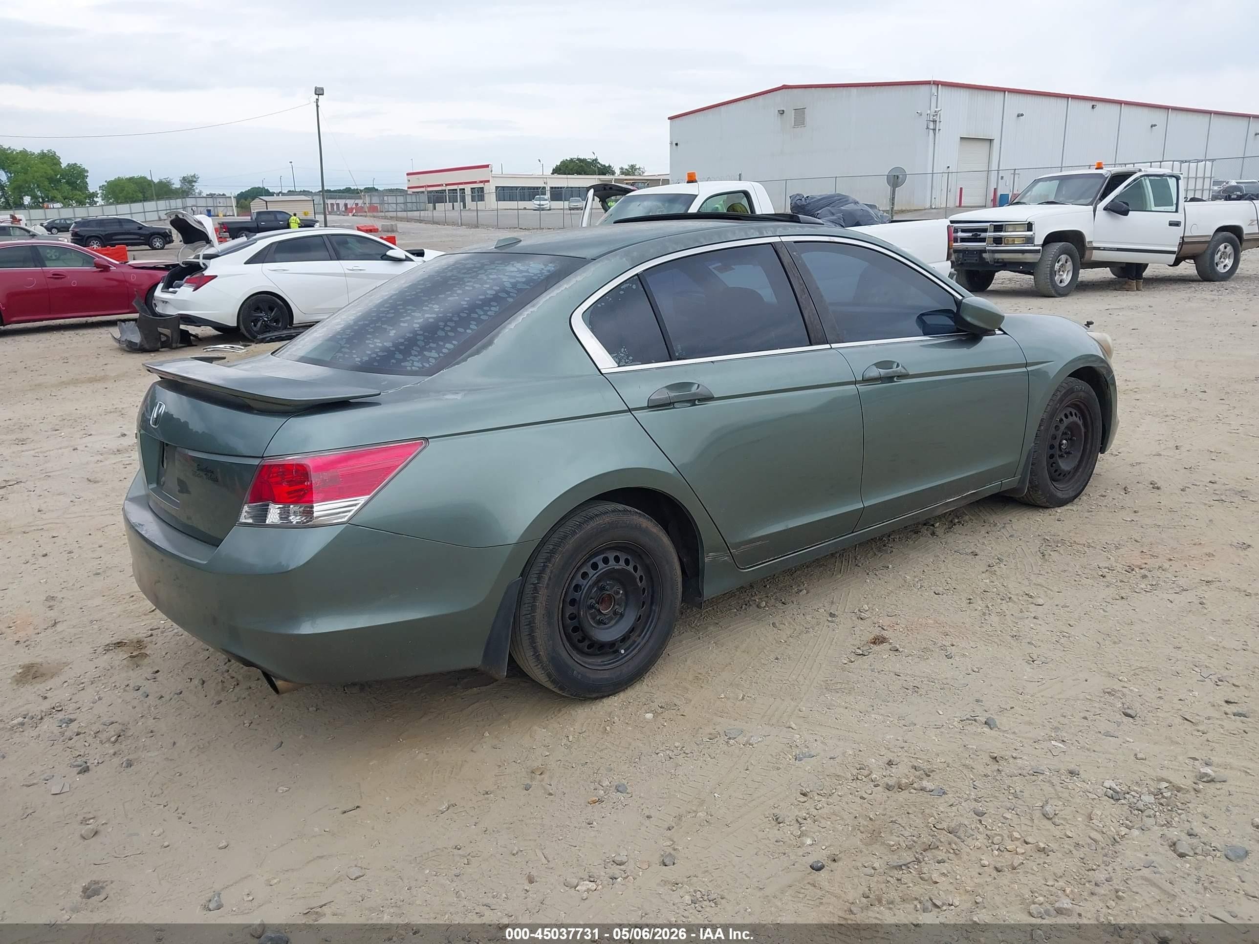 2008 Honda Accord 2.4 Ex-l Зеленый vin: 1HGCP26838A031056