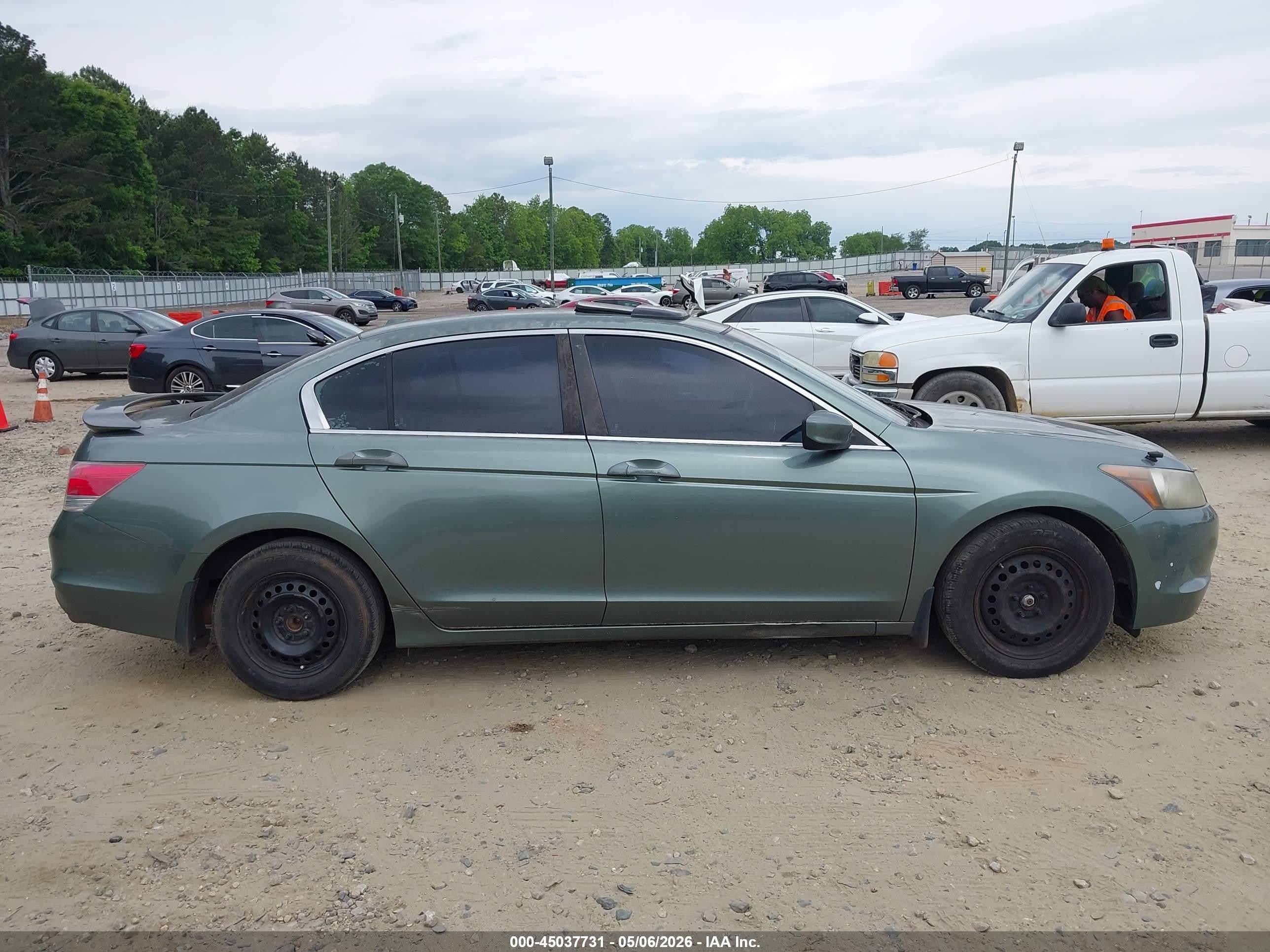 2008 Honda Accord 2.4 Ex-l Зеленый vin: 1HGCP26838A031056