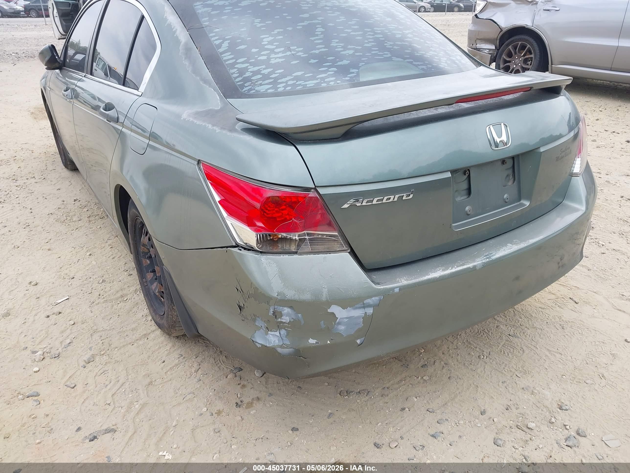 2008 Honda Accord 2.4 Ex-l Зеленый vin: 1HGCP26838A031056