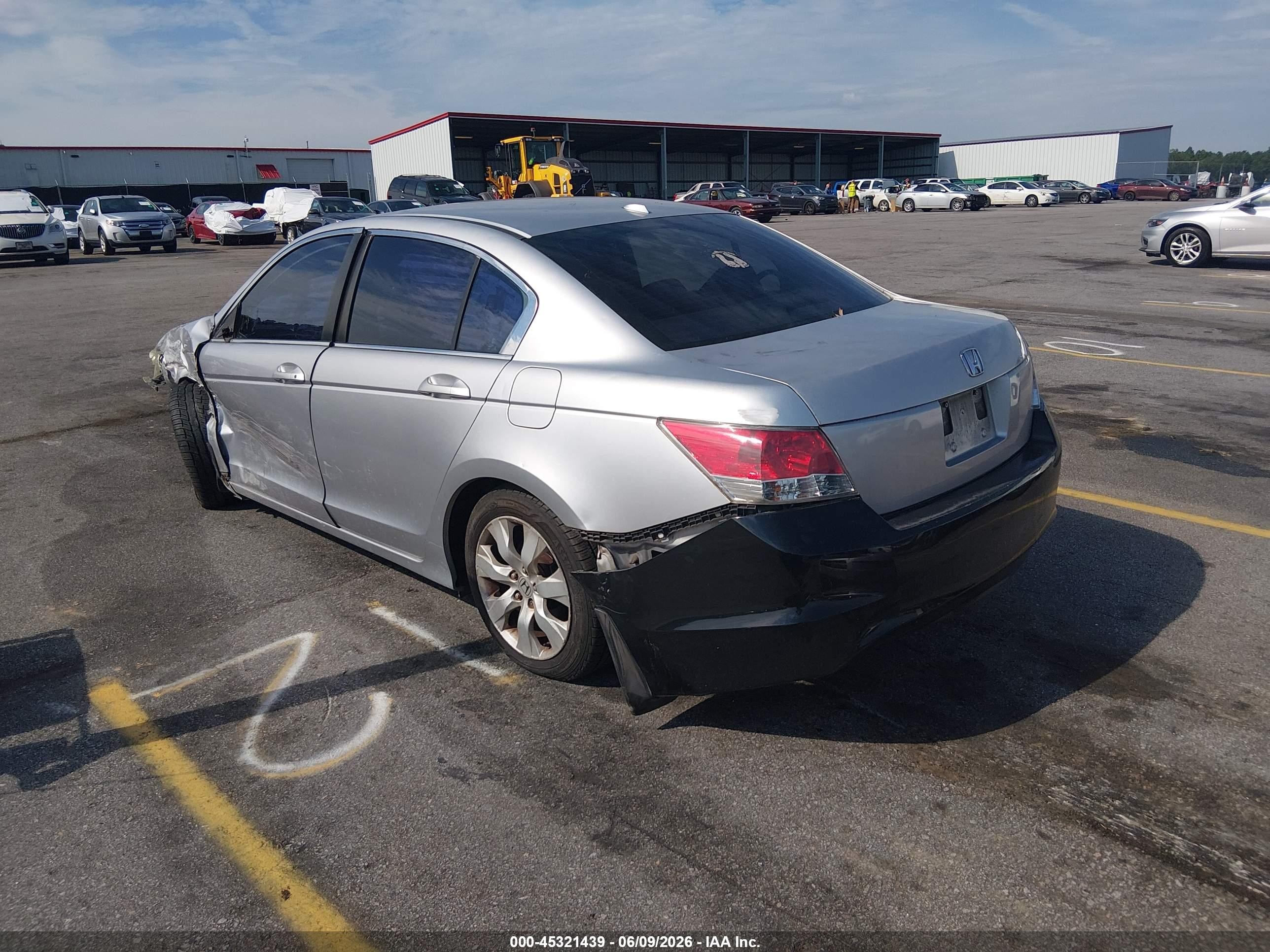 2008 Honda Accord 2.4 Ex-l Silver vin: 1HGCP26838A054143
