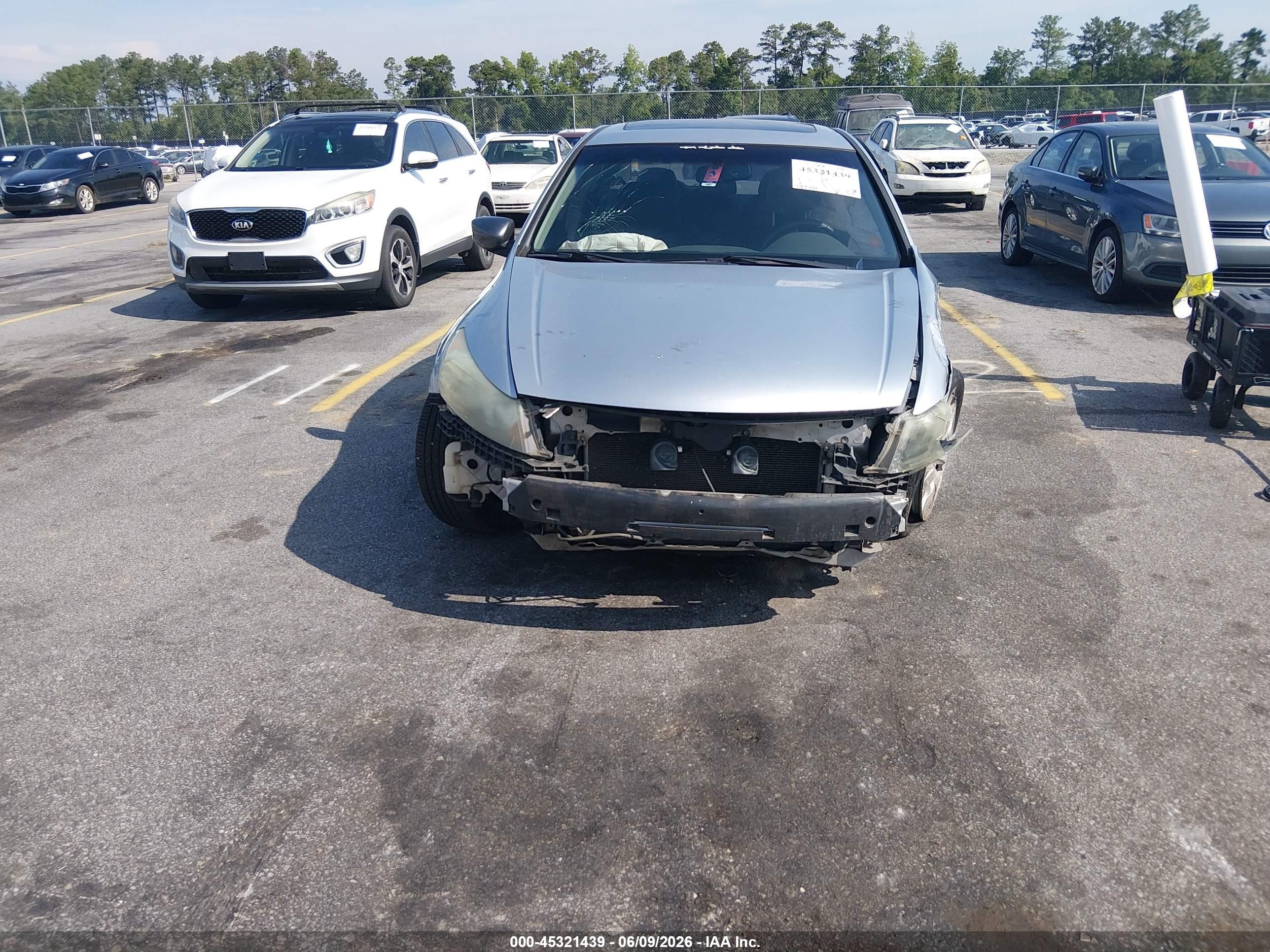 2008 Honda Accord 2.4 Ex-l Silver vin: 1HGCP26838A054143