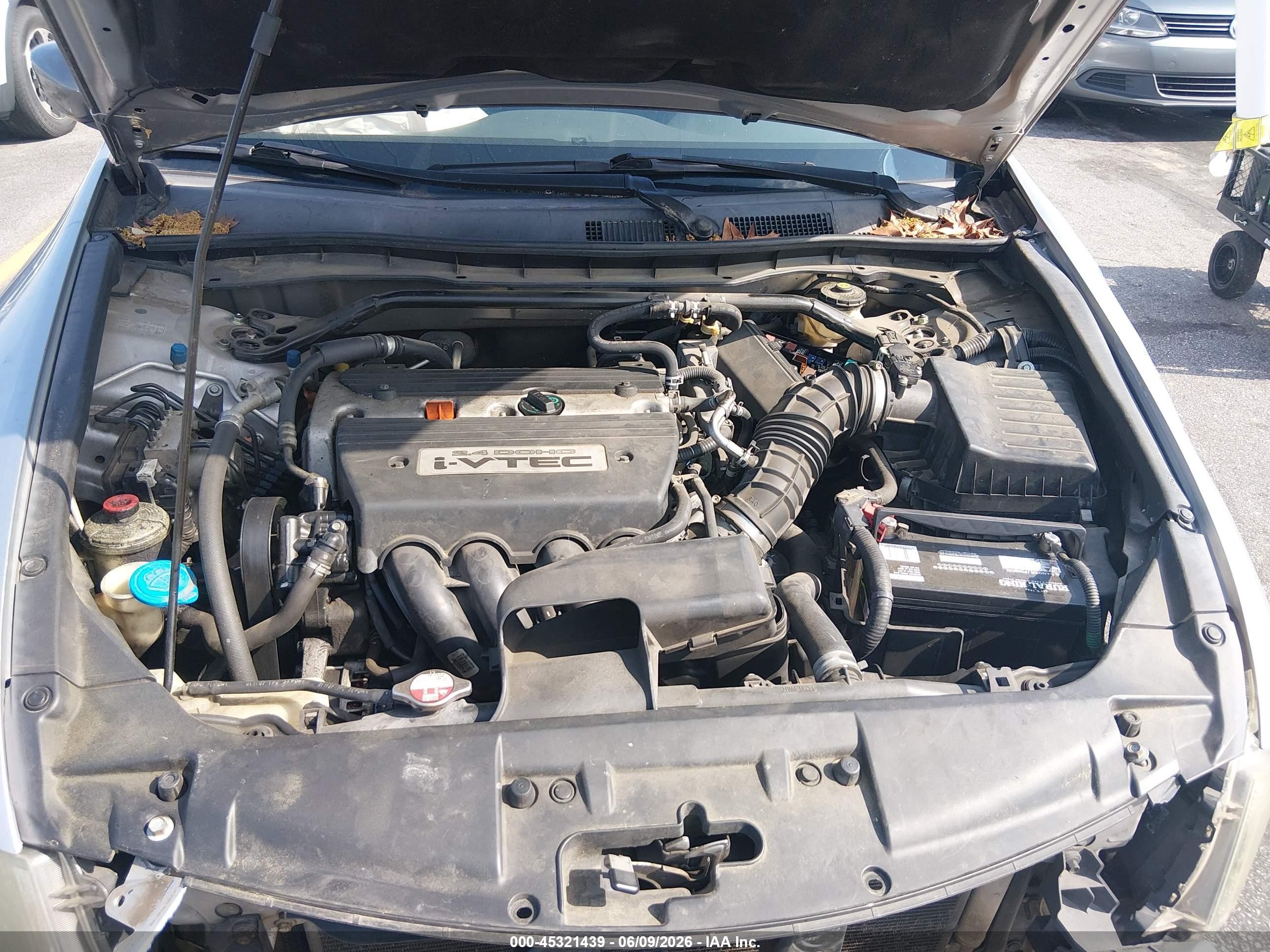 2008 Honda Accord 2.4 Ex-l Silver vin: 1HGCP26838A054143