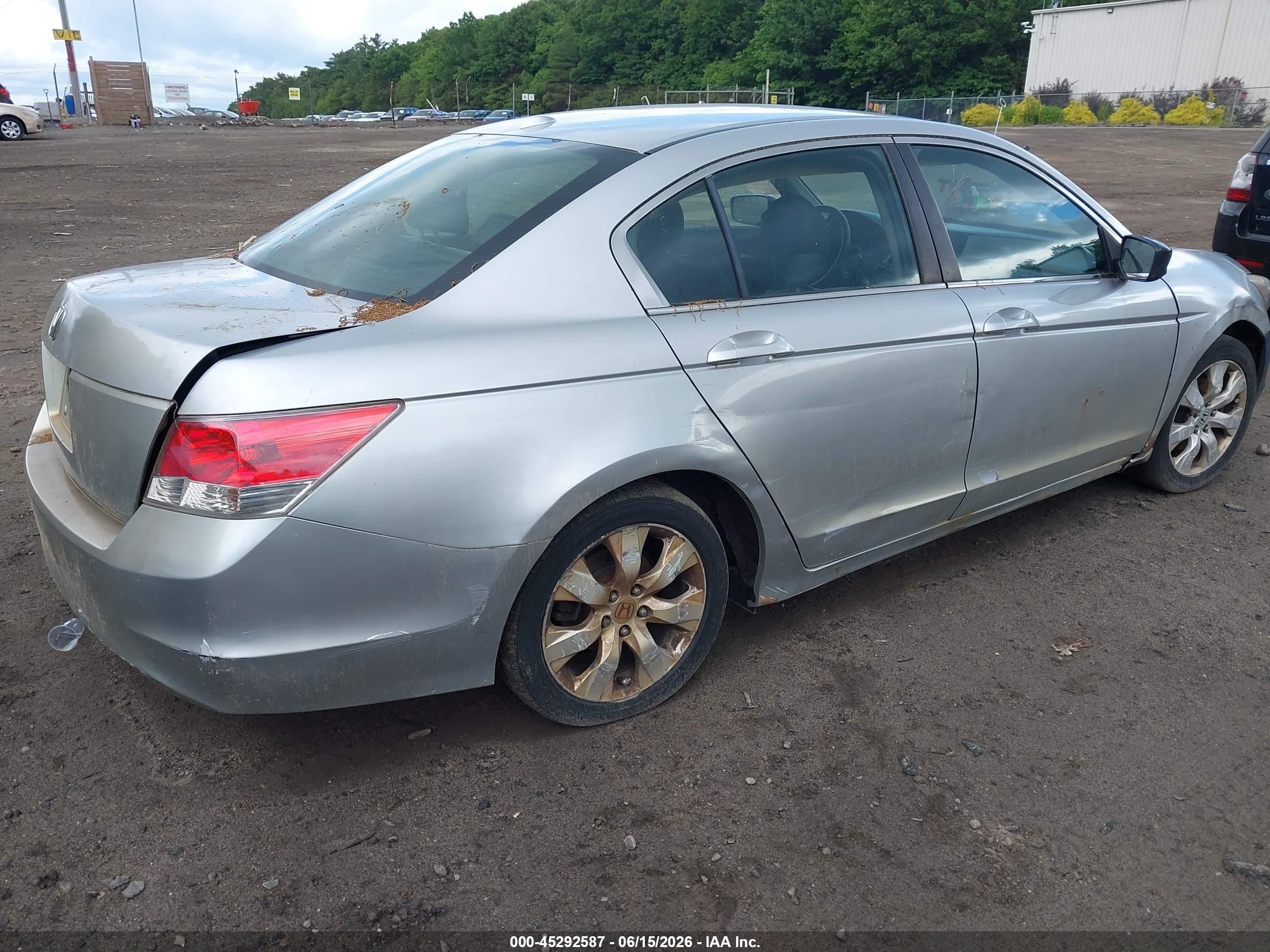 2008 Honda Accord 2.4 Ex-l Silver vin: 1HGCP26838A059441