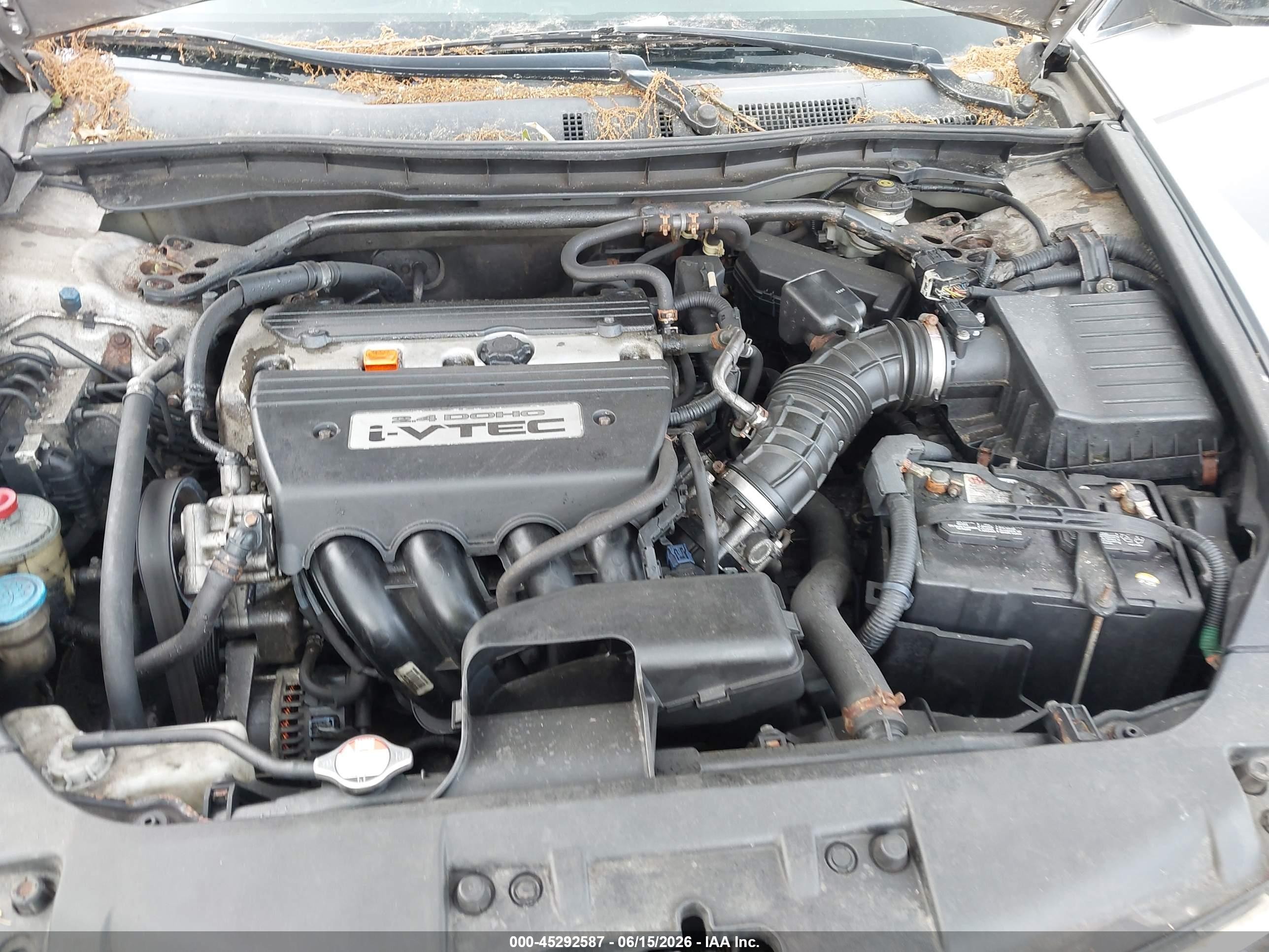 2008 Honda Accord 2.4 Ex-l Silver vin: 1HGCP26838A059441