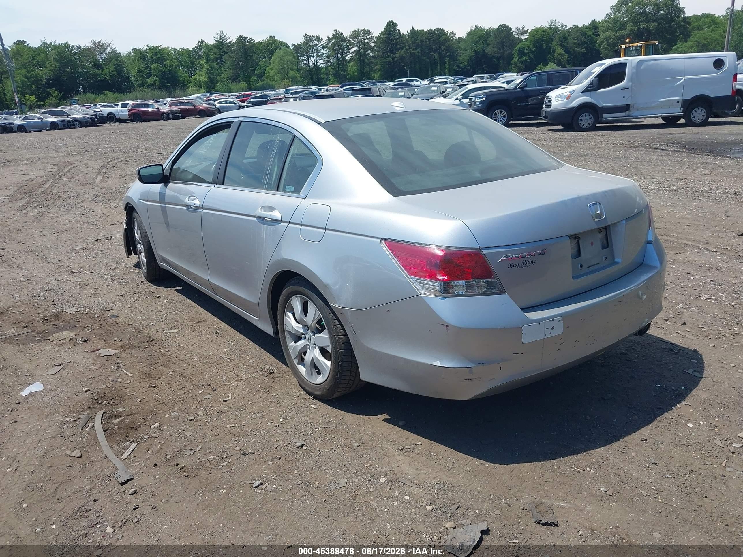 2008 Honda Accord 2.4 Ex-l Silver vin: 1HGCP26838A072996