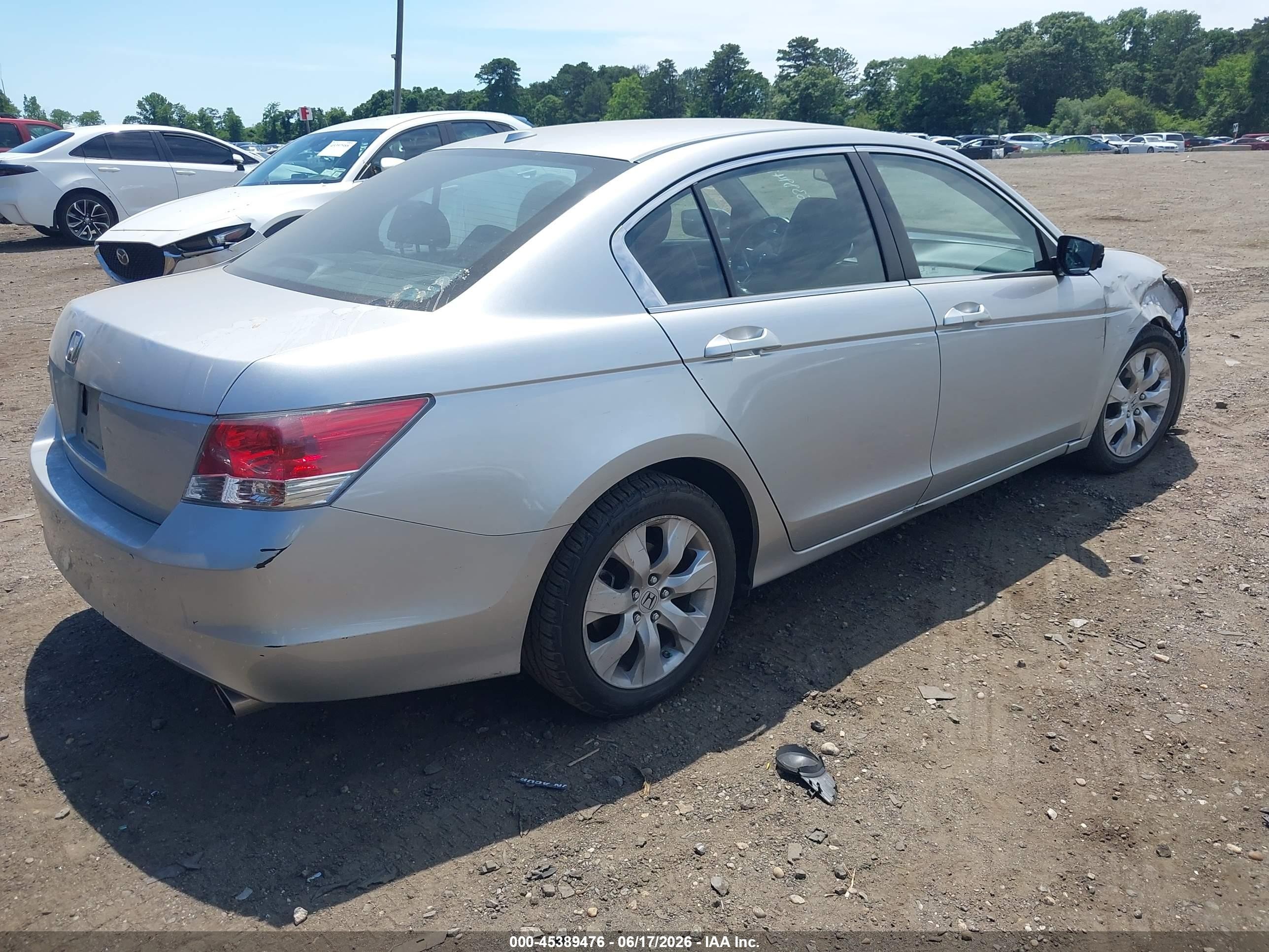2008 Honda Accord 2.4 Ex-l Silver vin: 1HGCP26838A072996