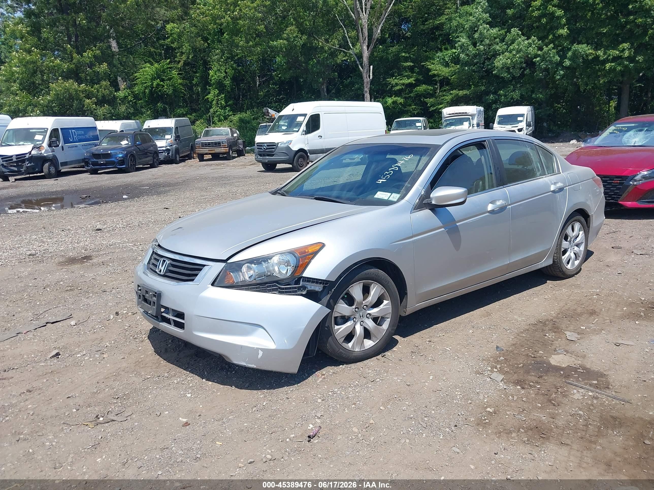 2008 Honda Accord 2.4 Ex-l Silver vin: 1HGCP26838A072996