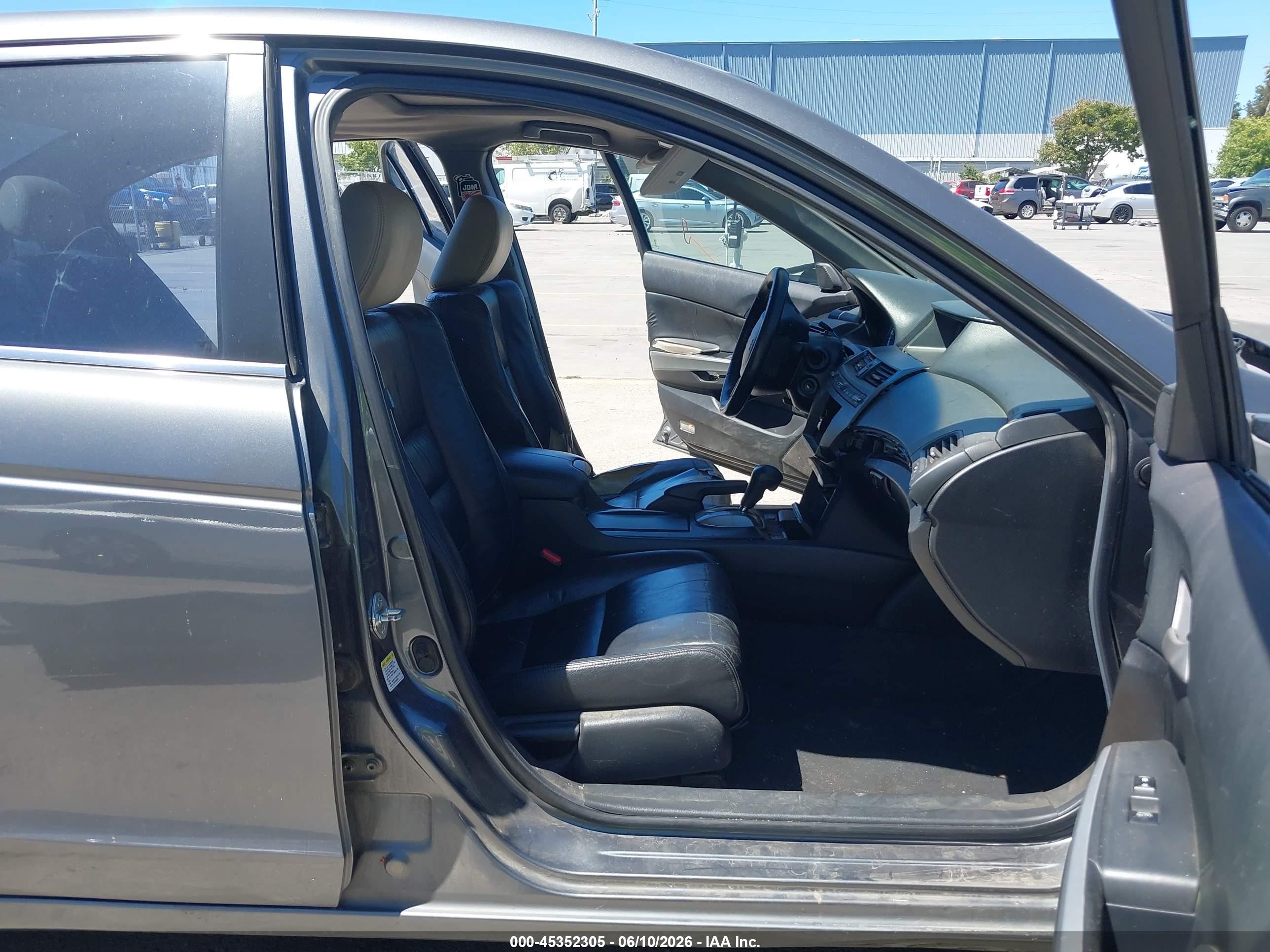 2008 Honda Accord 2.4 Ex-l Gray vin: 1HGCP26838A101915