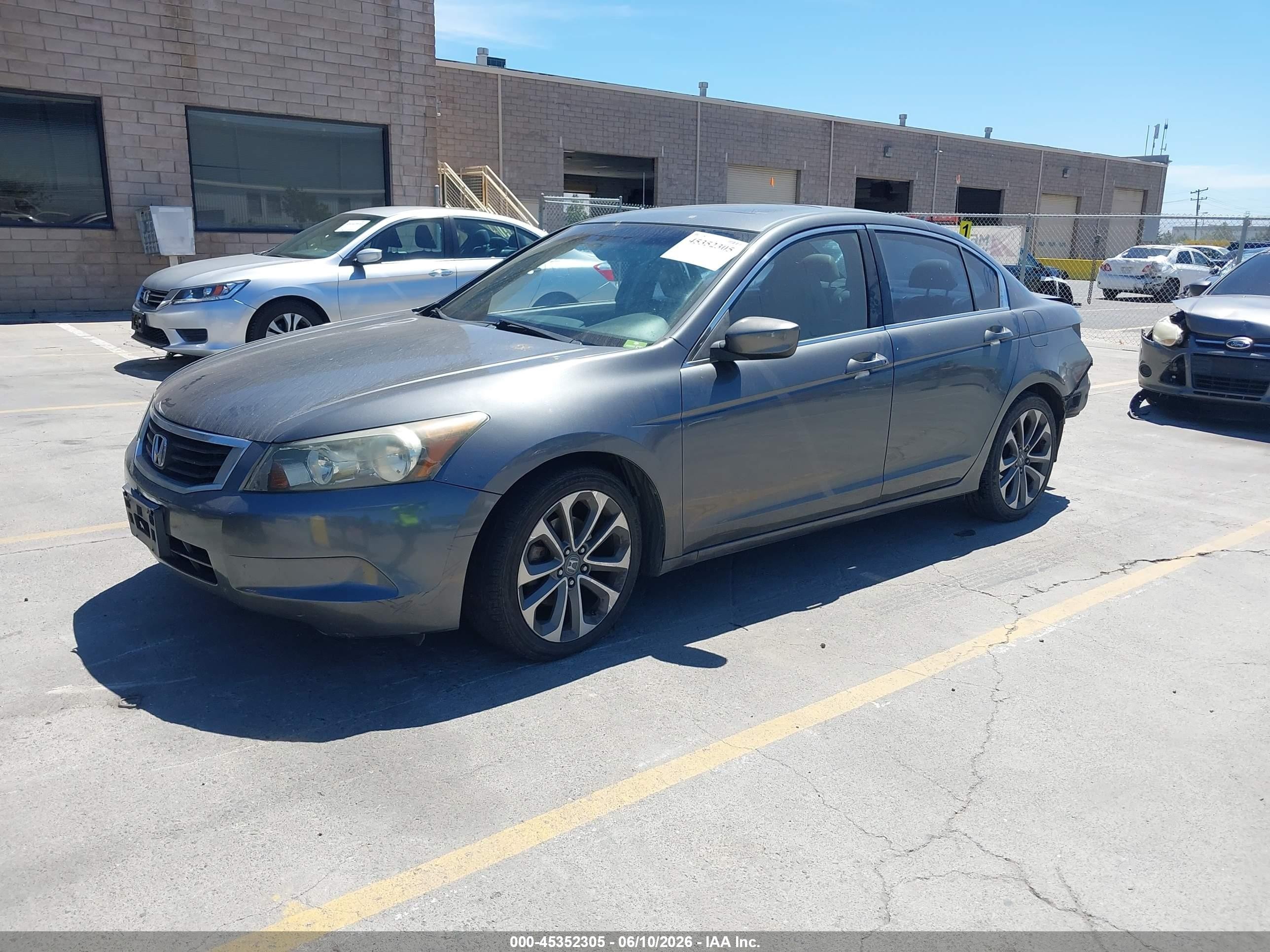 2008 Honda Accord 2.4 Ex-l Gray vin: 1HGCP26838A101915