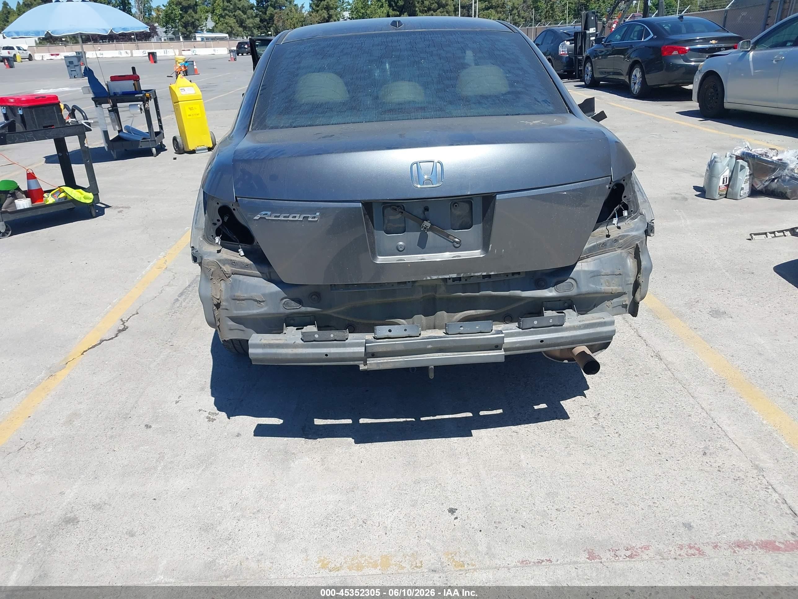 2008 Honda Accord 2.4 Ex-l Gray vin: 1HGCP26838A101915